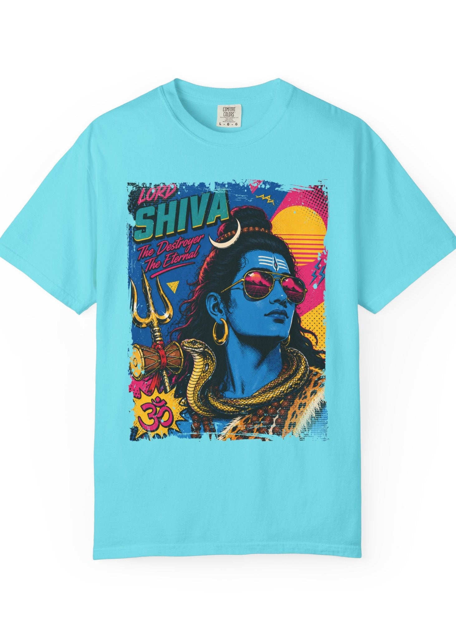 Retro Lord Shiva Pop Art T-Shirt