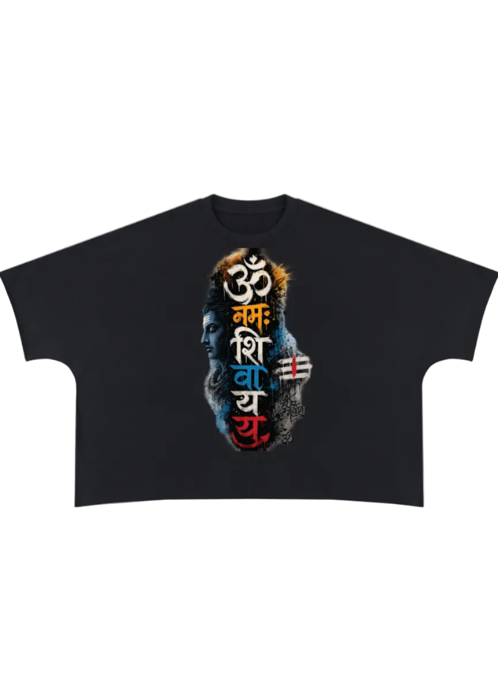 Om Namah Shivaya Vintage heavyweight boxy Tee