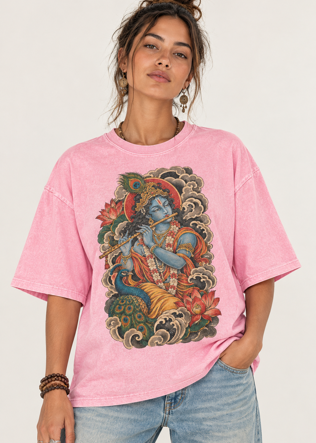 Lord Shiva Traditional Tattoo  Boxy T-Shirt