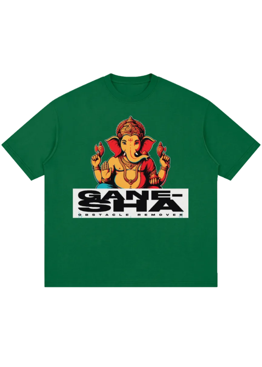 Ganesha Pop Art Oversized Tee