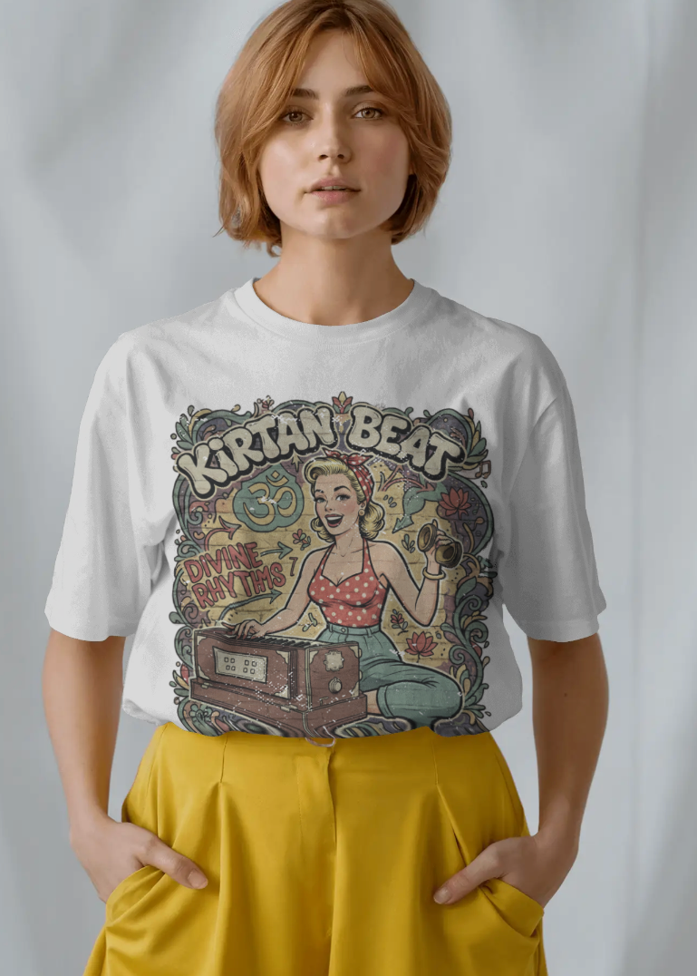Kirtan Beat Retro Yoga T-Shirt