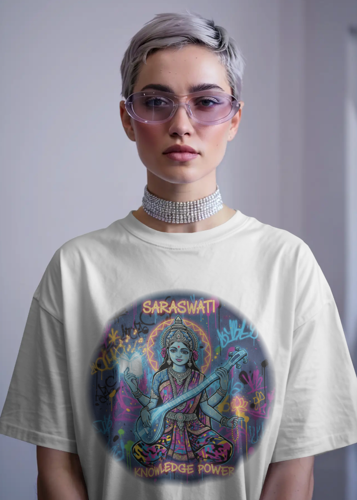Saraswati Knowledge Power T-Shirt