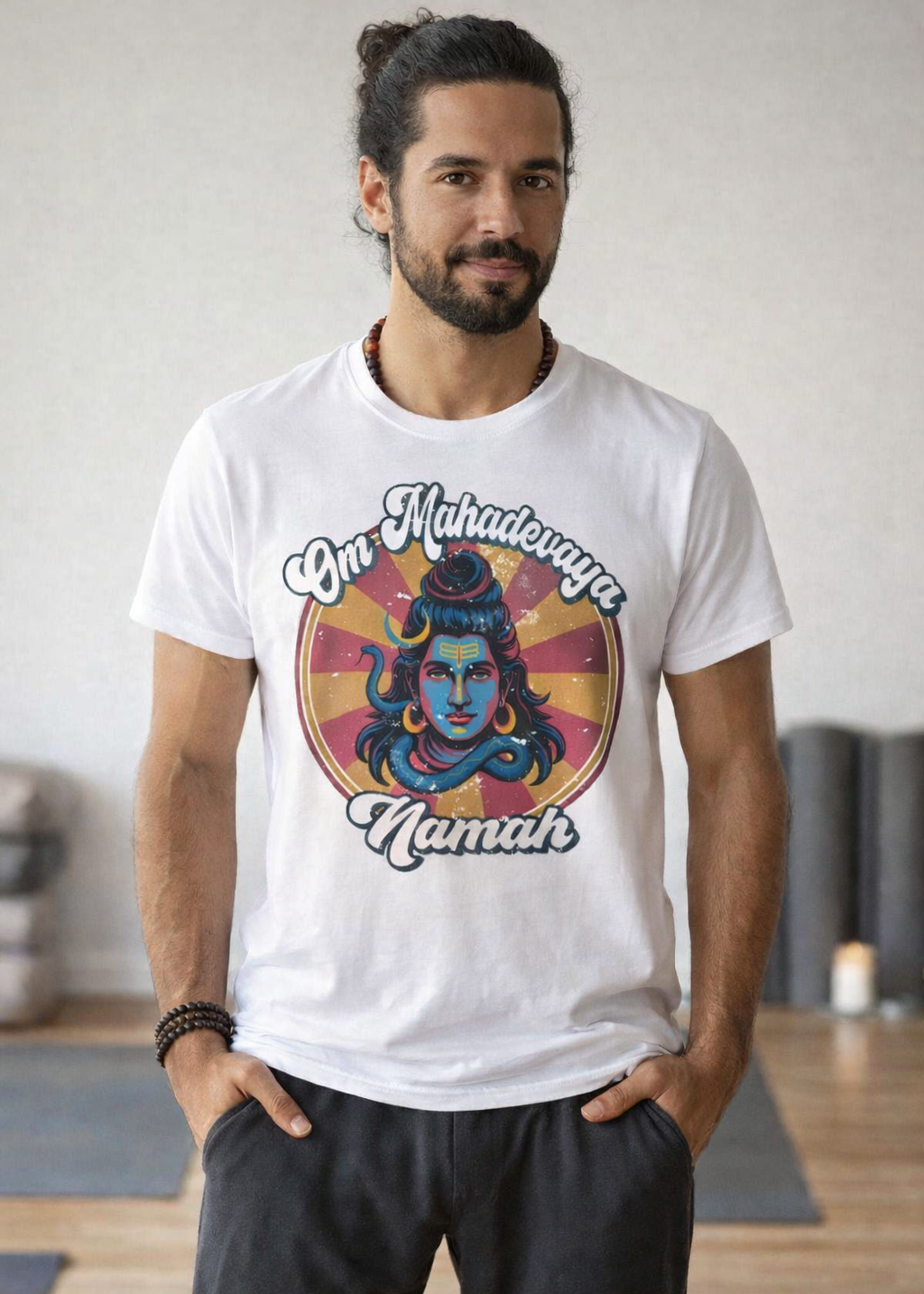 Om Mahadevaya Namah Shiva Yoga T-Shirt