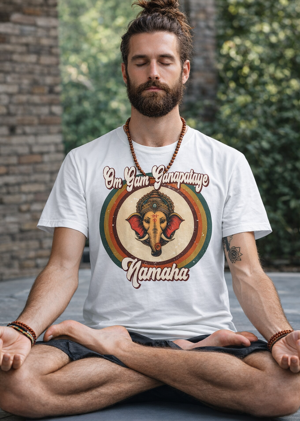 Om Gam Ganapataye Namaha Yoga T-Shirt