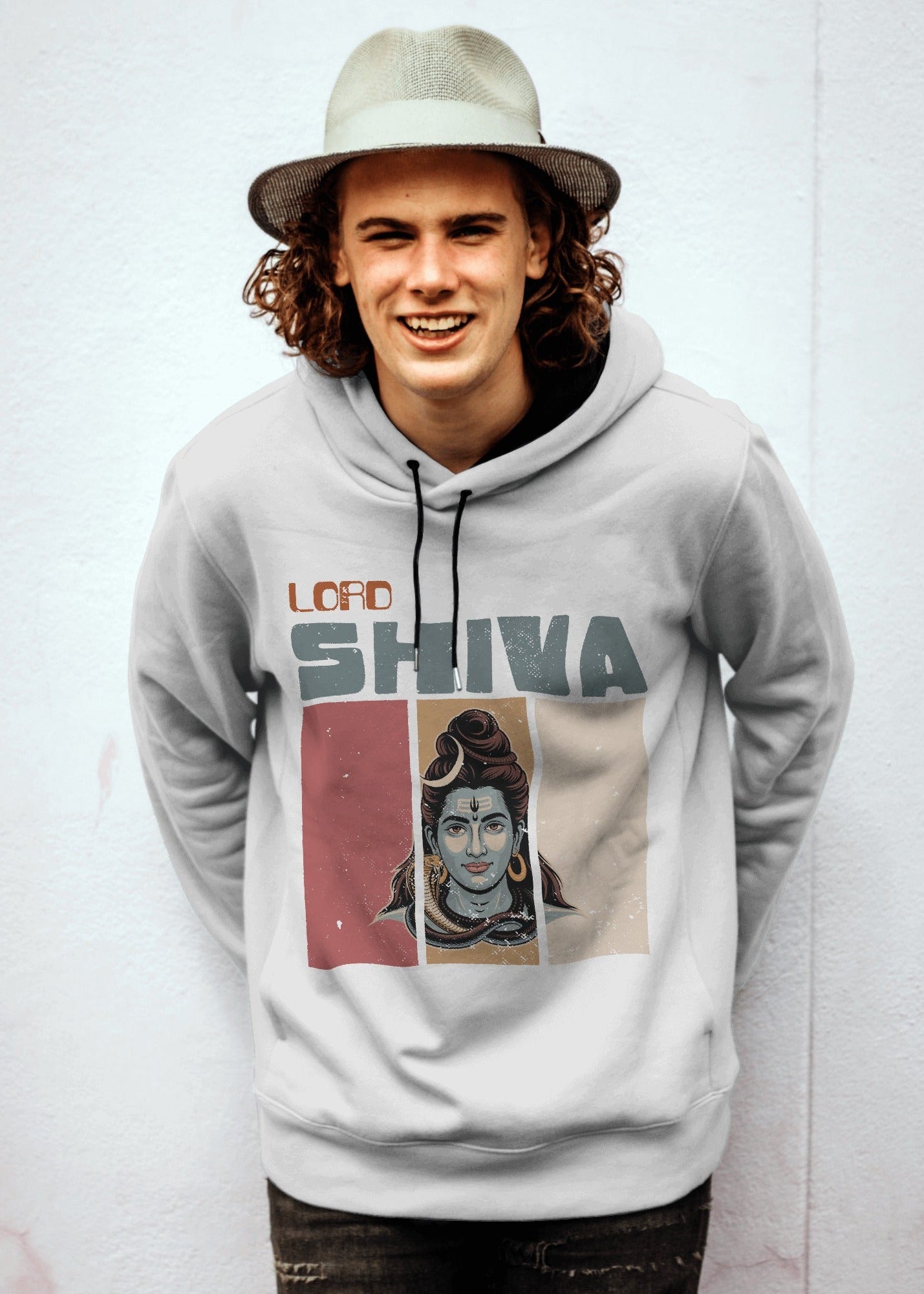 Lord Shiva Retro Hoodie
