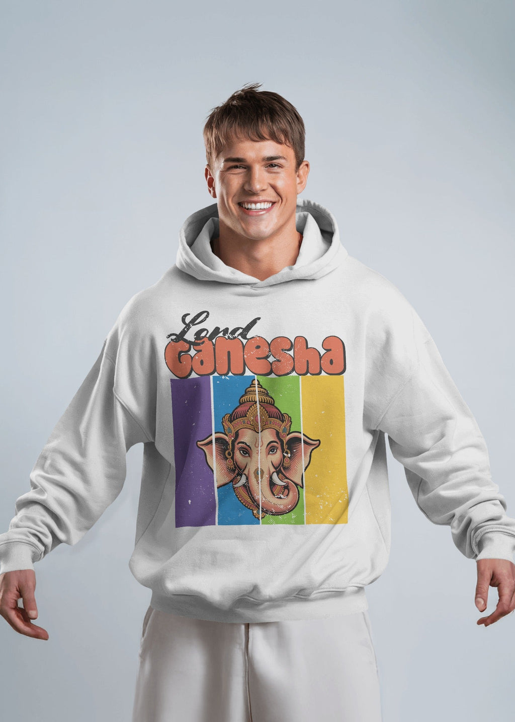 Retro Lord Ganesha Hoodie
