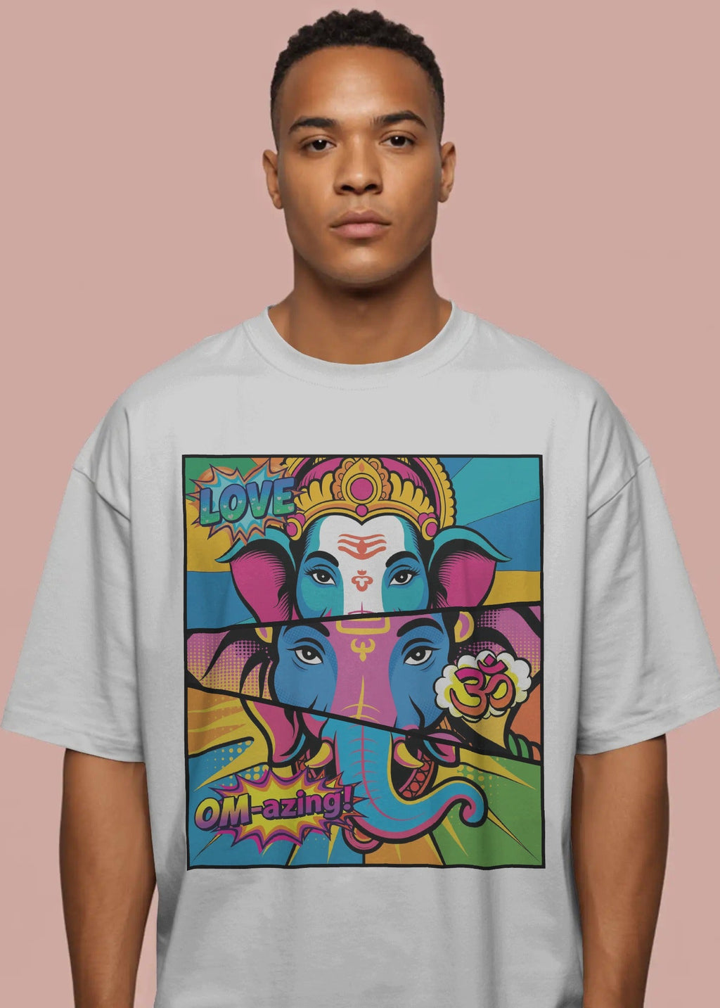Pop Art Lord Ganesha “OM-azing” T-Shirt