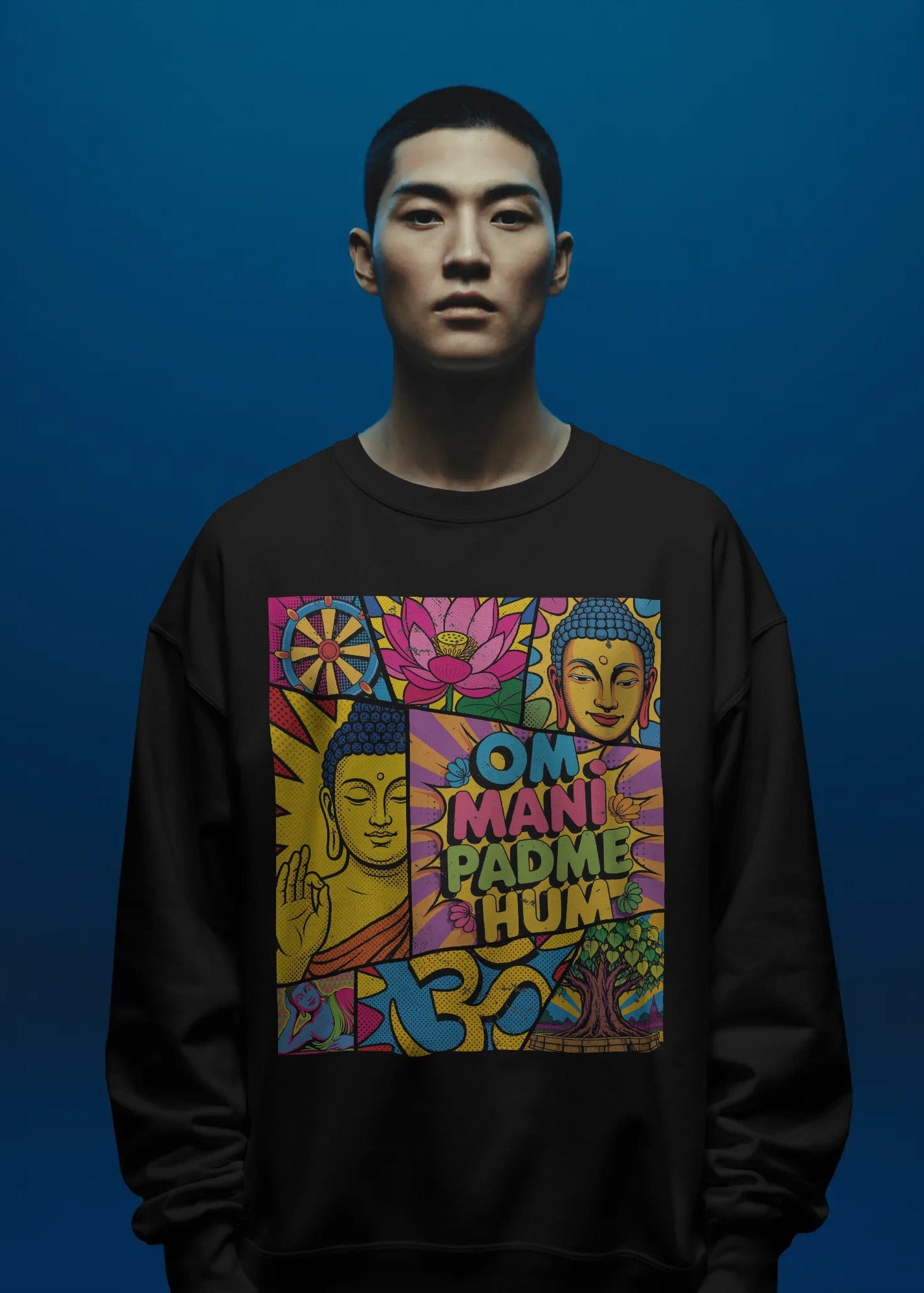 Pop Art Buddha Sweatshirt