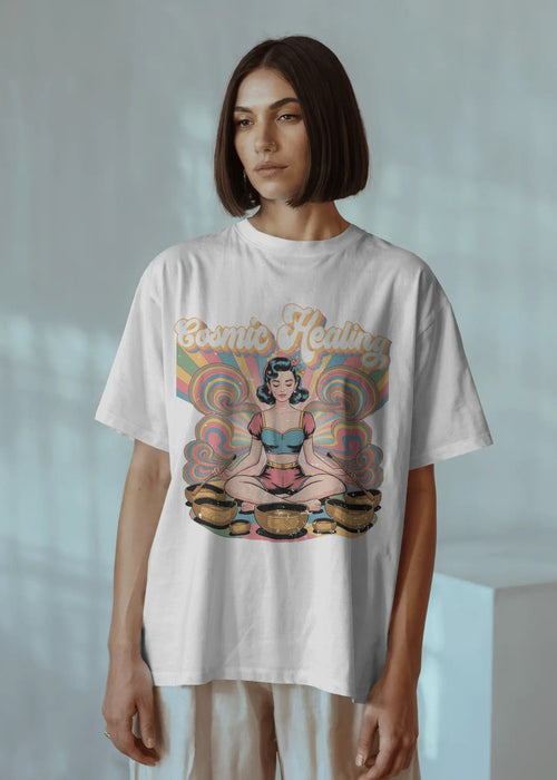 Cosmic Healing Sound Bowl Tee