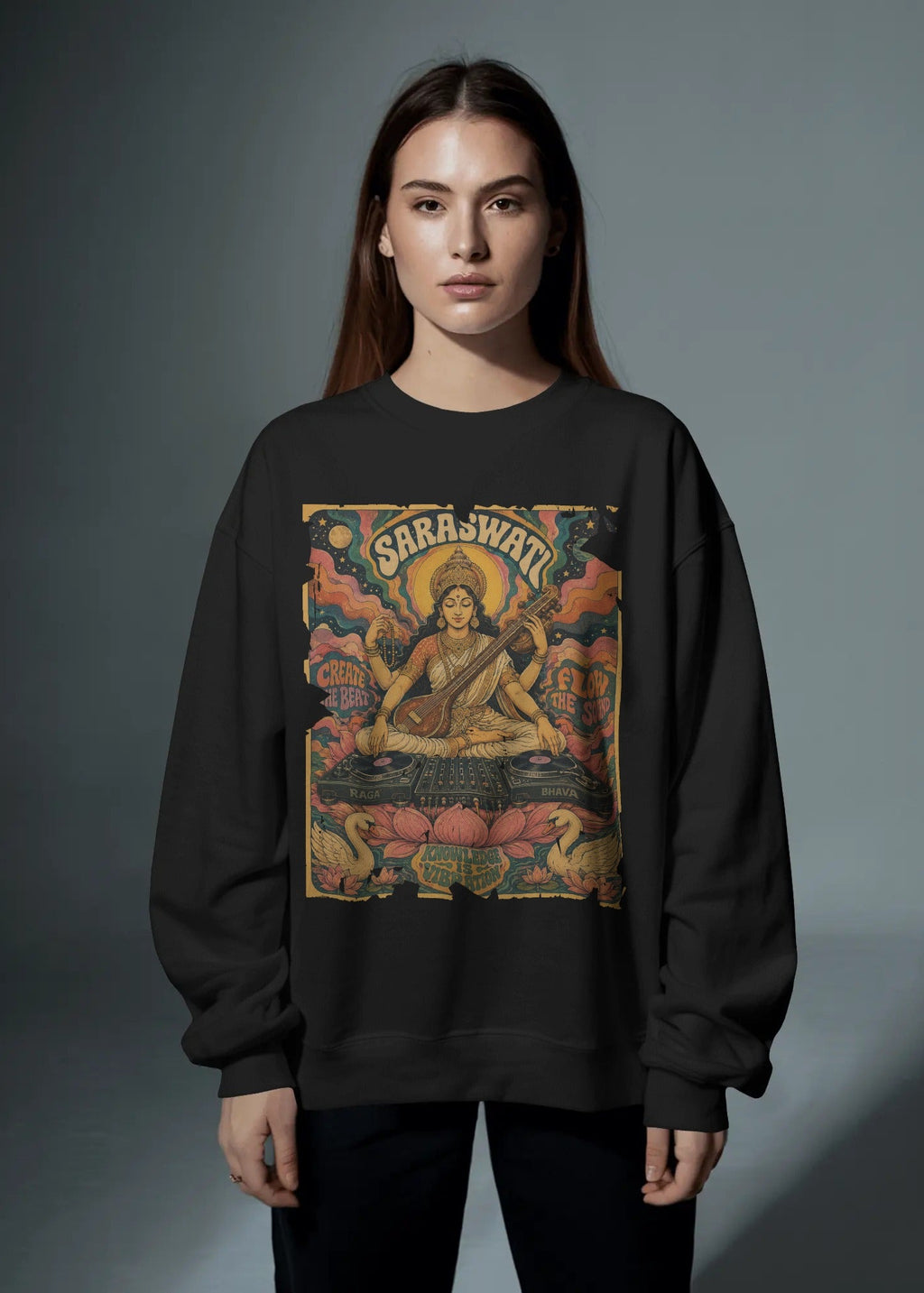 Vintage Saraswati DJ Sweatshirt