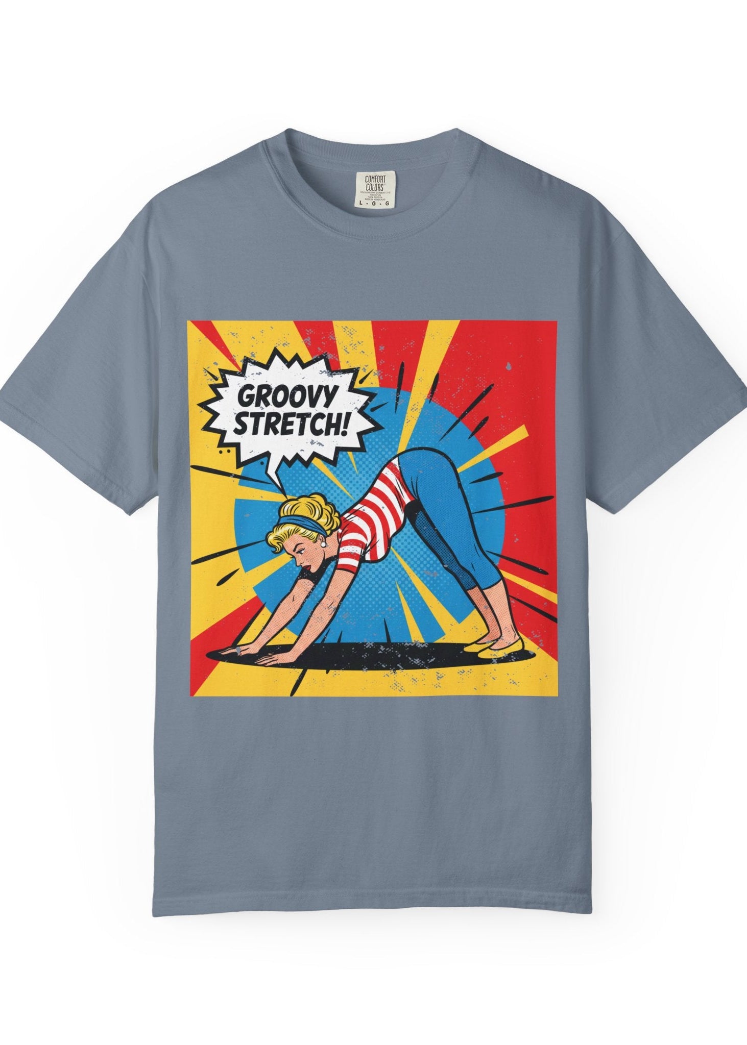 Retro Pop Art Yoga T-Shirt