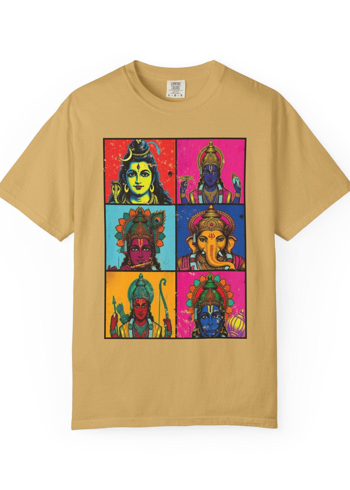 Pop Art Hindu Gods T-Shirt – Krishna, Shiva, Ganesha & More
