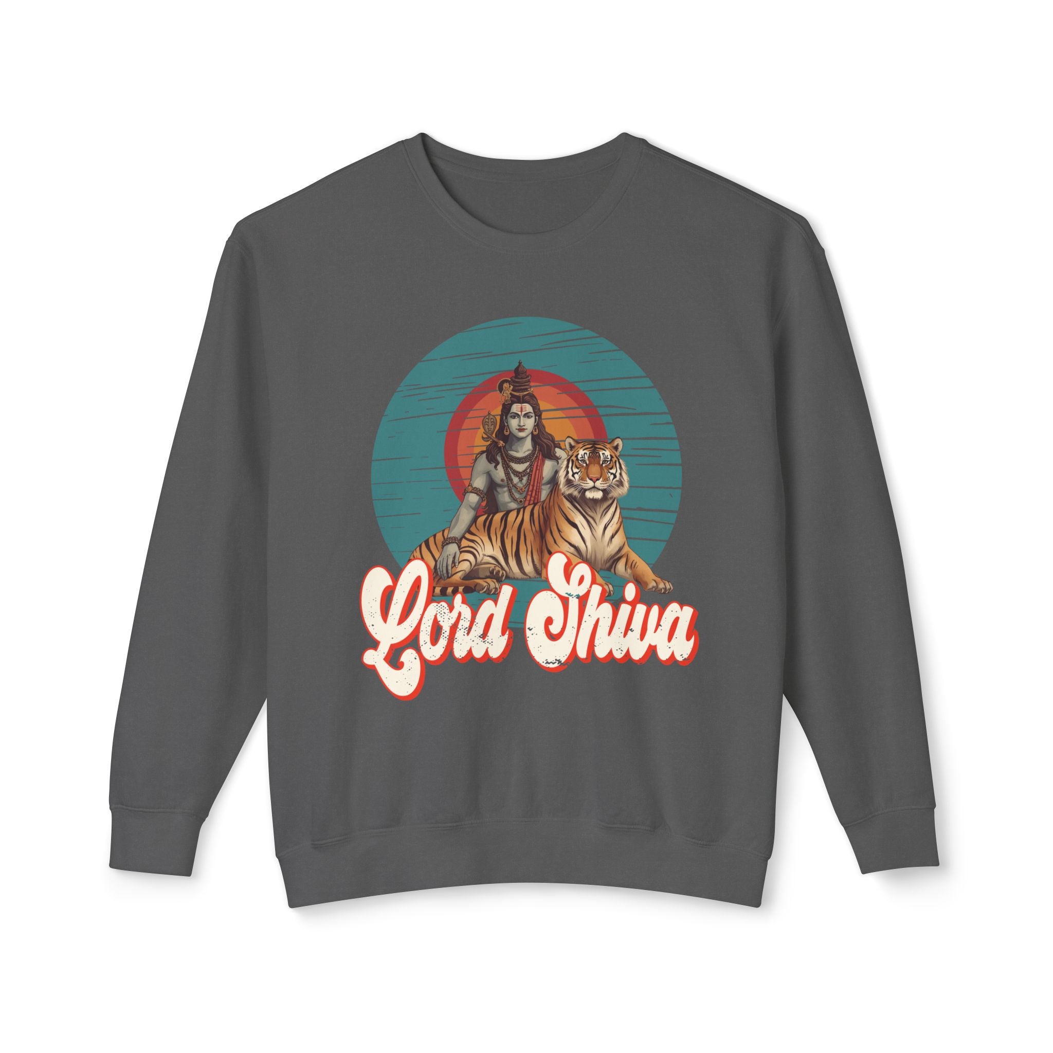 Lord Shiva Sweatshirt – Retro Hindu Spiritual Art Crewneck