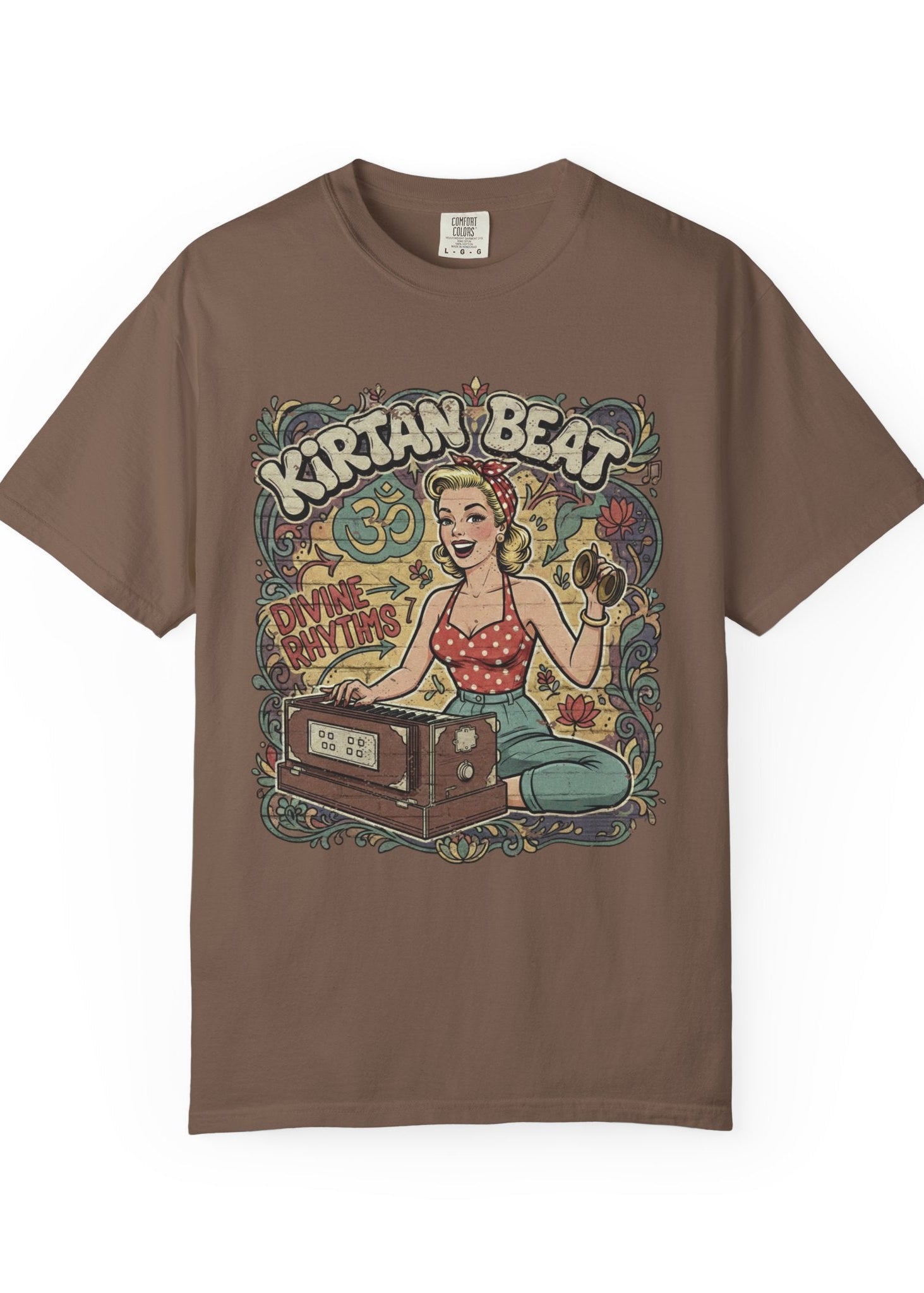 Kirtan Beat Retro Yoga T-Shirt