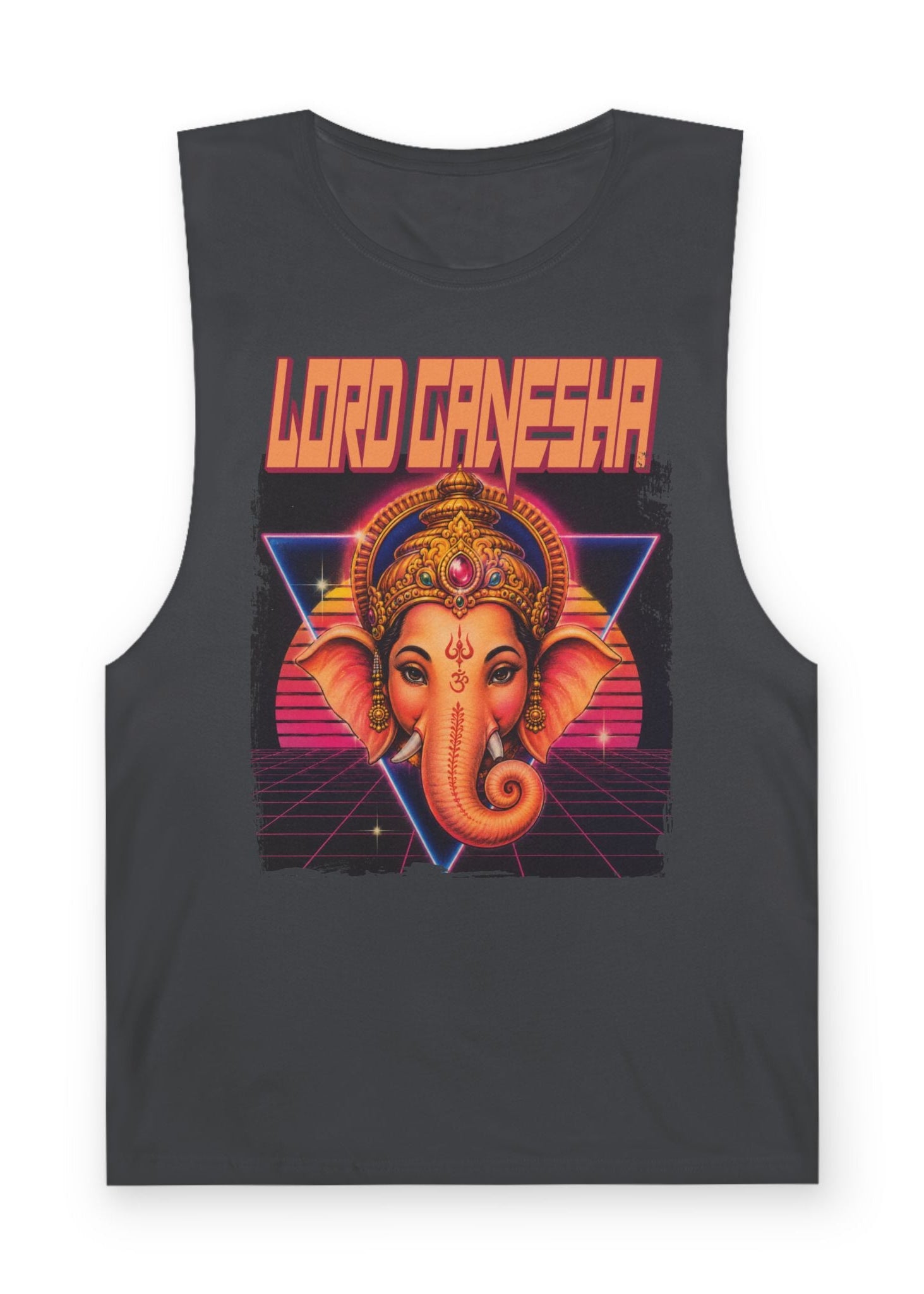 80s Synthwave Lord Ganesha Tank Top