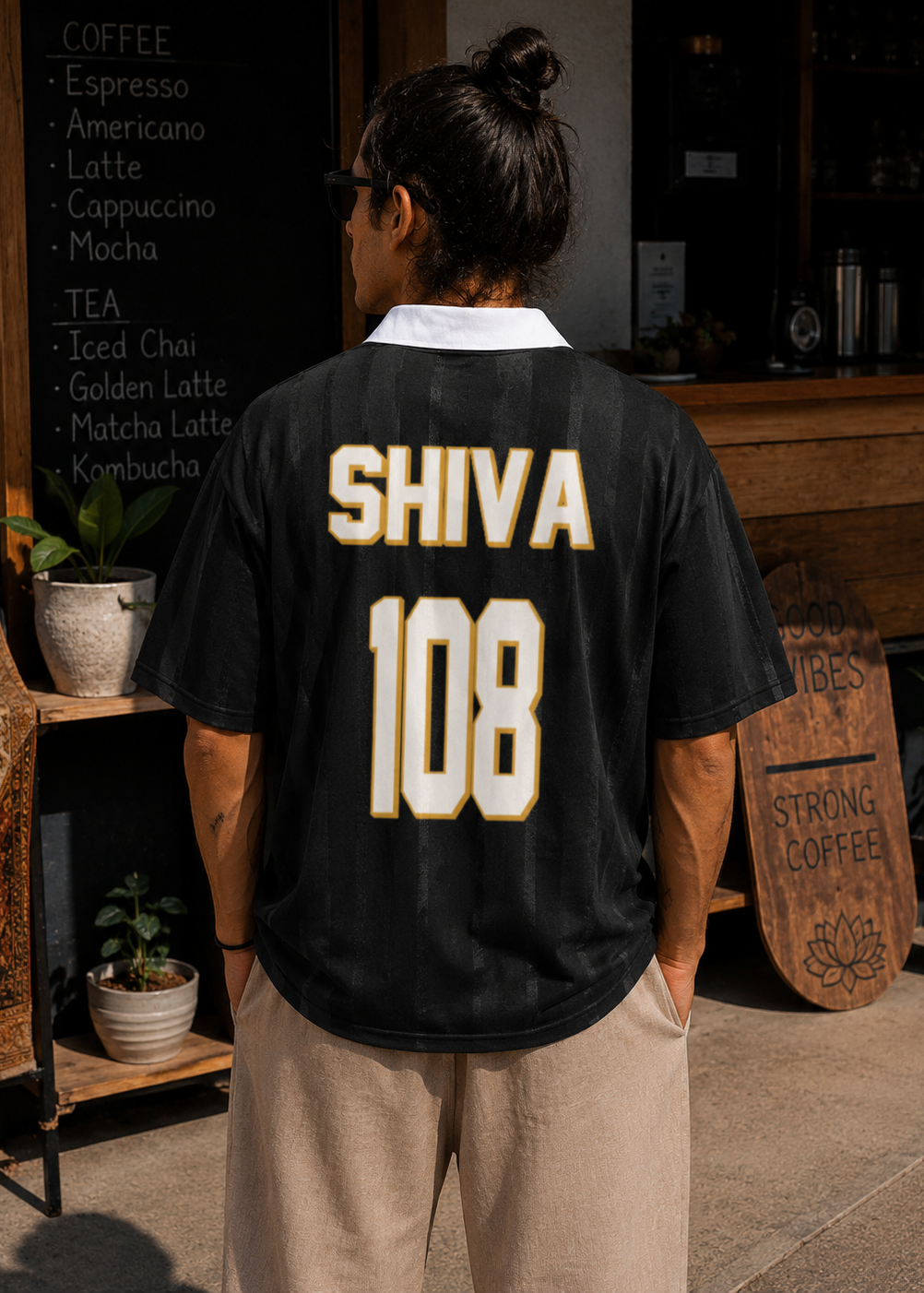 Shiva 108 Striped Boxy Soccer Jersey