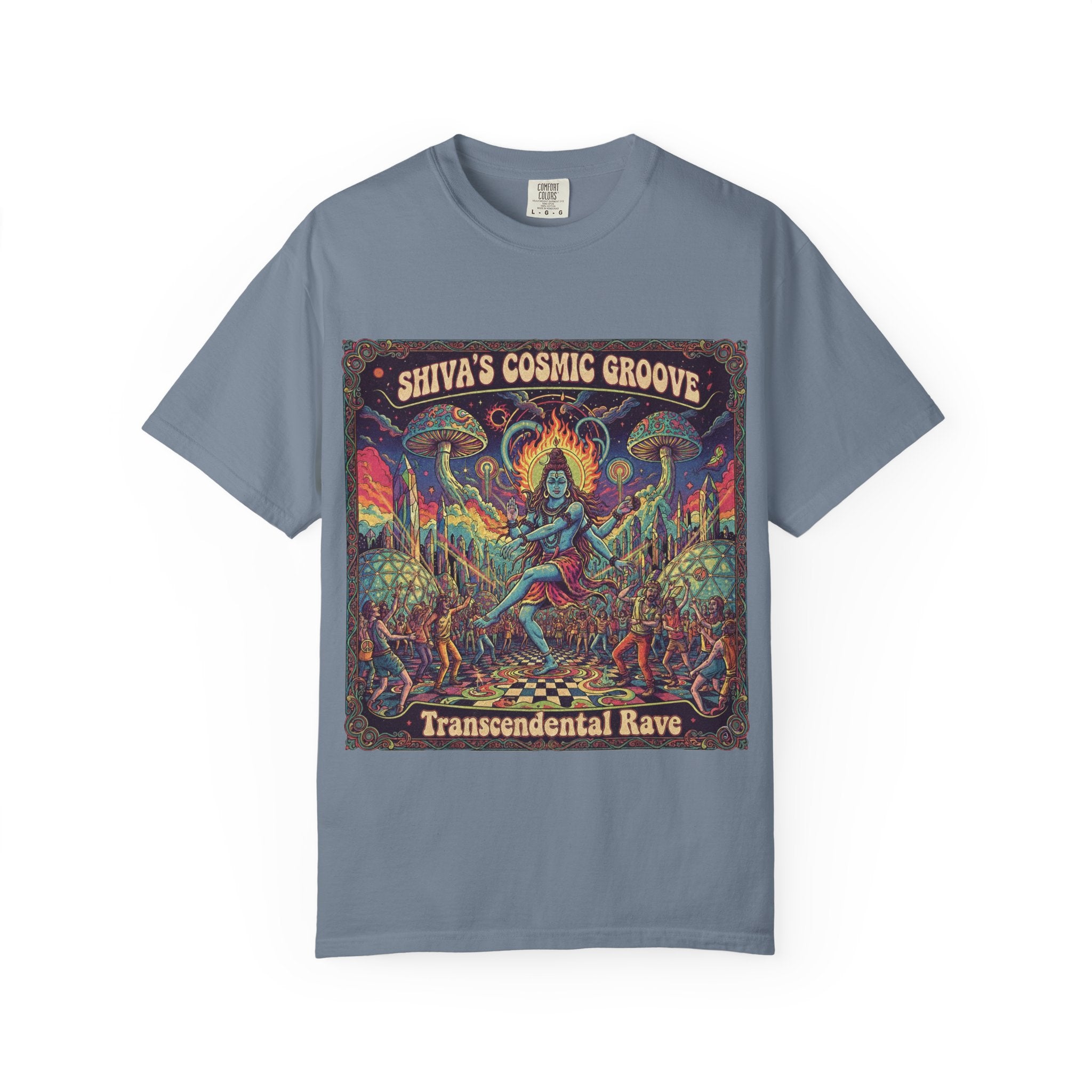 Shiva's Cosmic Groove T-Shirt – Transcendental Rave Psychedelic Graphic Tee
