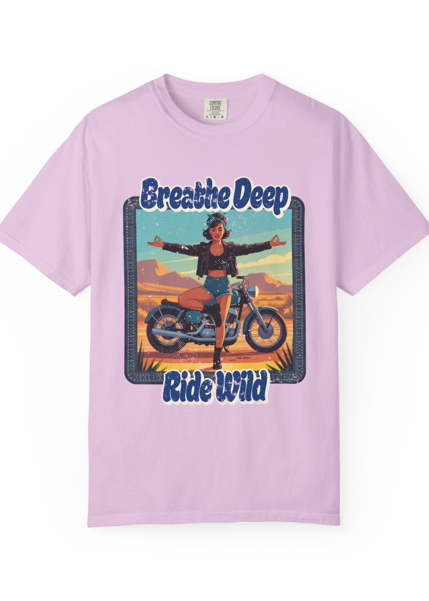 Breathe Deep Ride Wild Tee