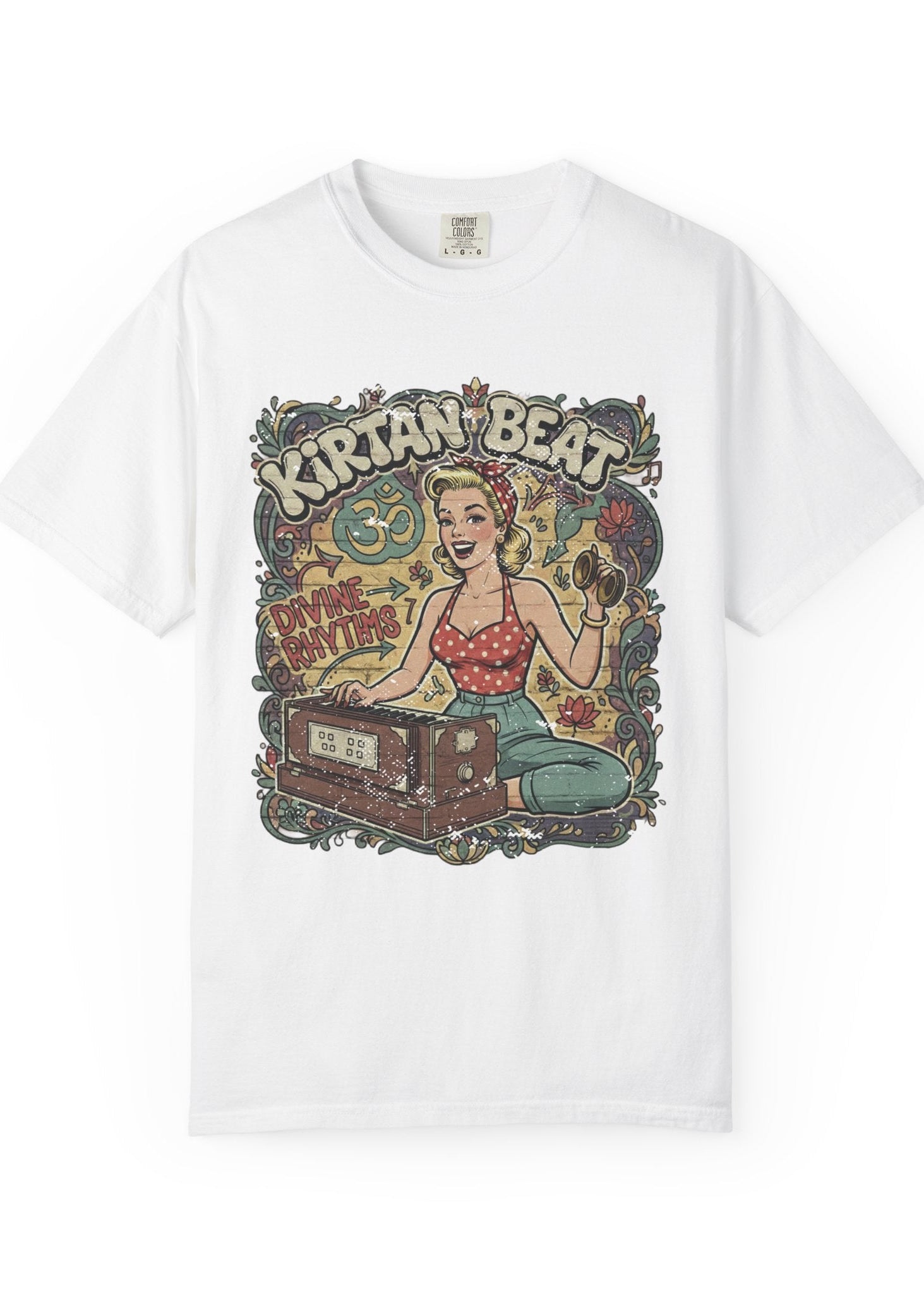 Kirtan Beat Retro Yoga T-Shirt