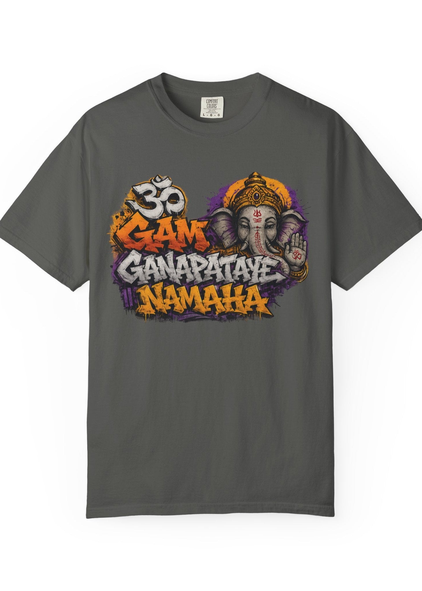 Om Gam Ganapataye Namaha Graffiti Ganesha Tee