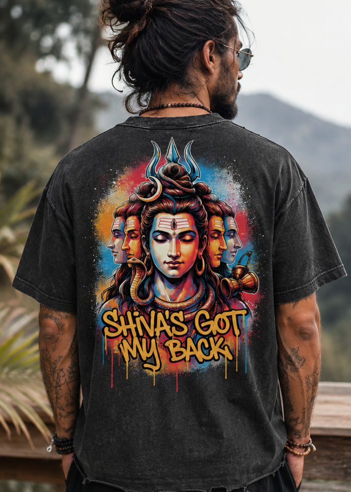 Shiva’s Got My Back Graffiti-Inspired Tee