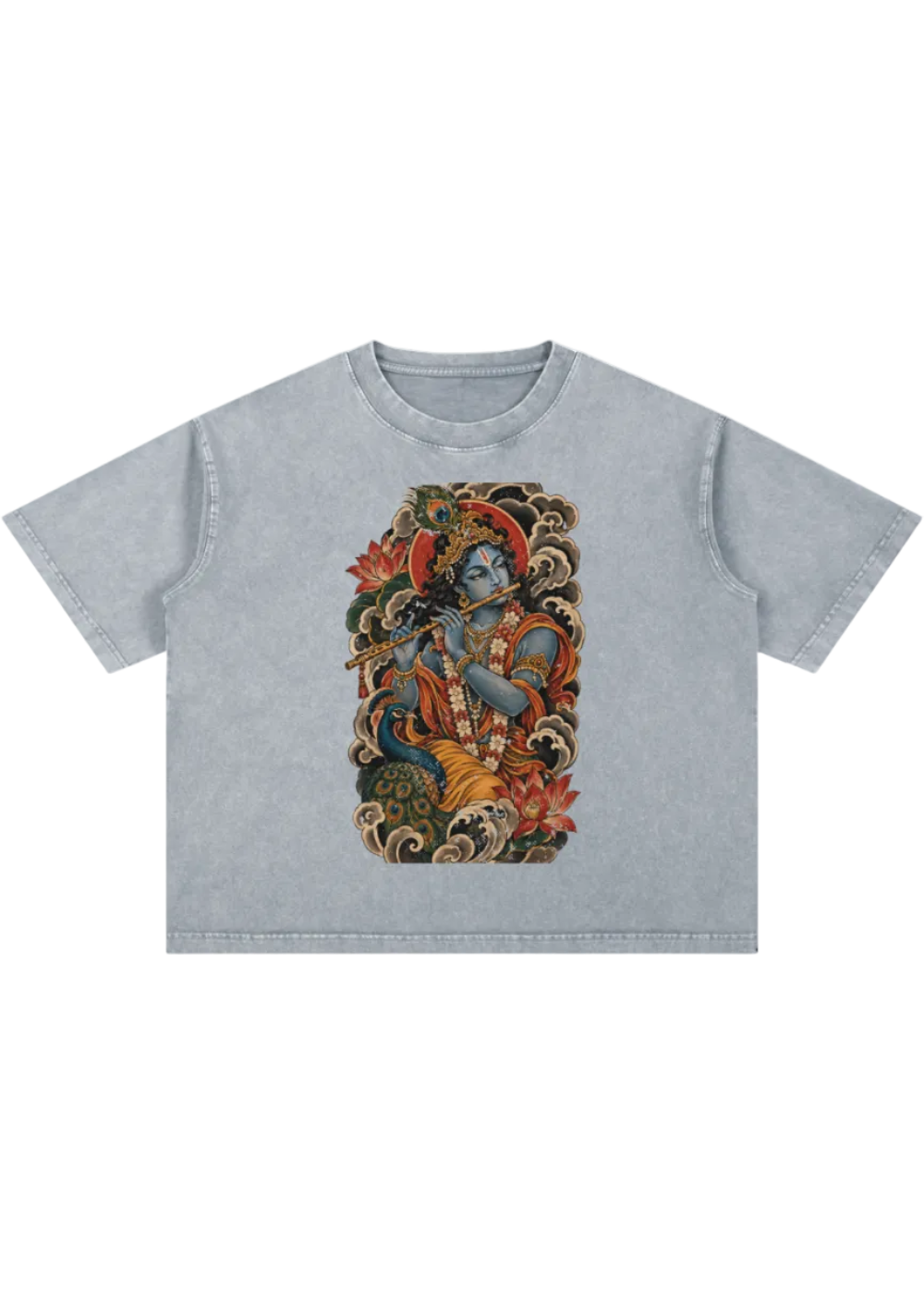 Lord Shiva Traditional Tattoo  Boxy T-Shirt