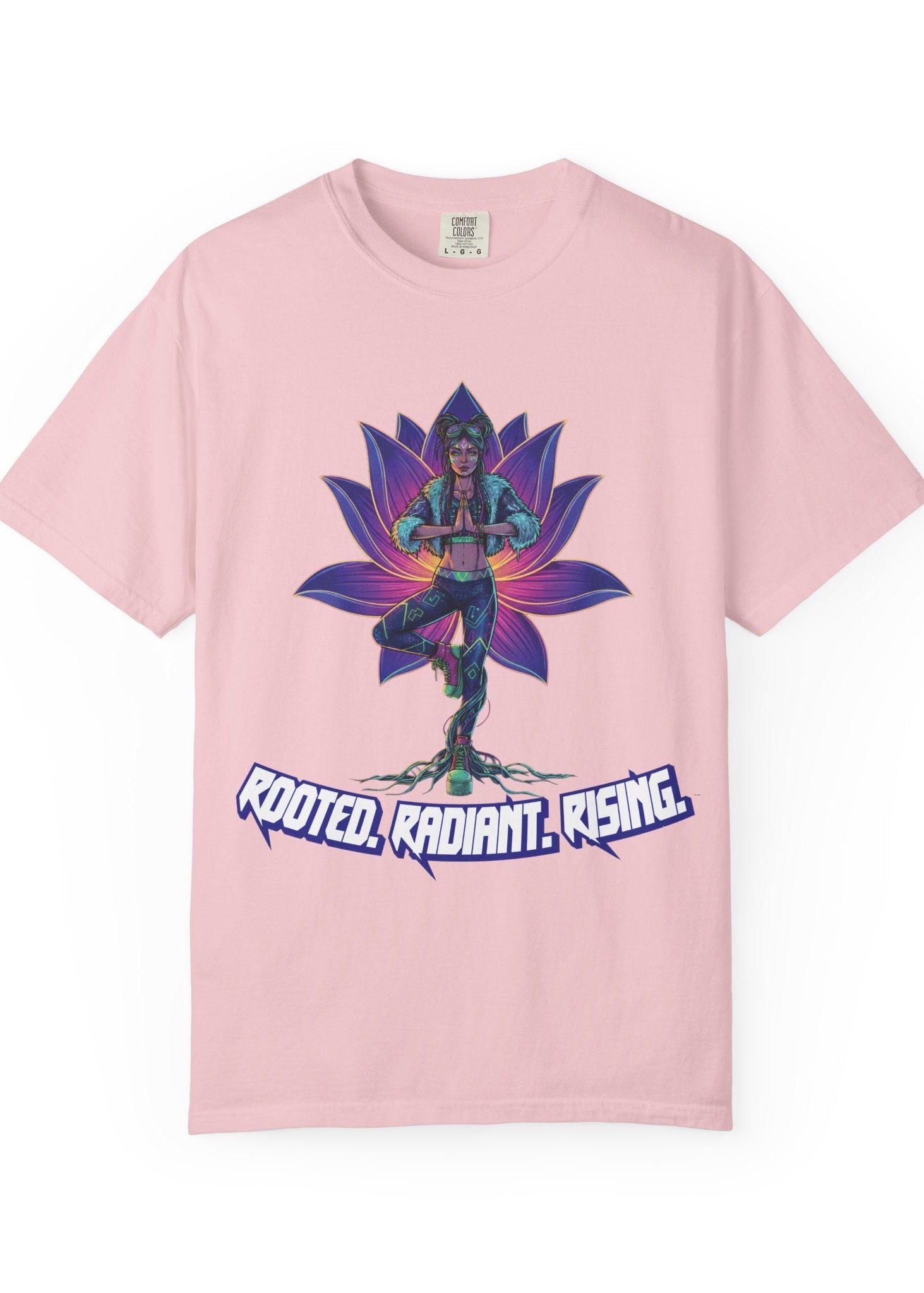 Rooted. Radiant. Rising. Graphic Tee – Urban Spirit Edition