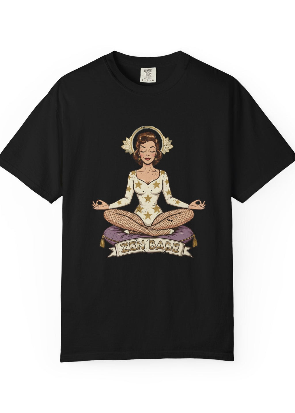 Zen Babe Retro Classic Yoga Tee