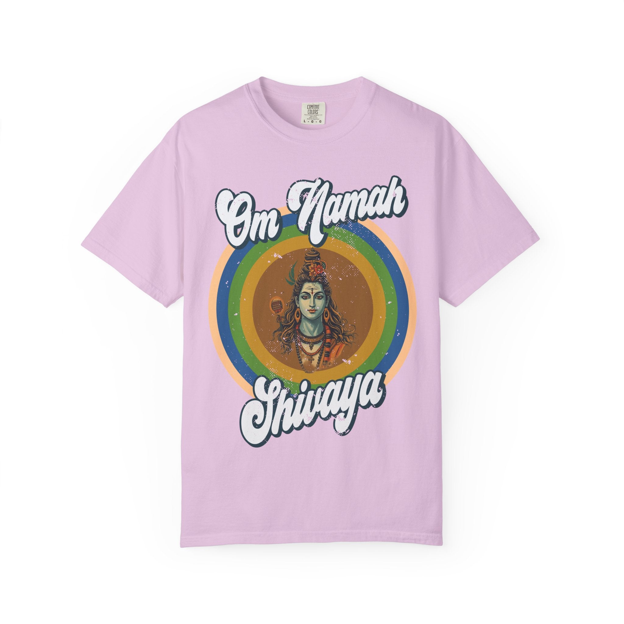 Lord Shiva Retro T-Shirt – Om Namah Shivaya Mantra Spiritual Tee