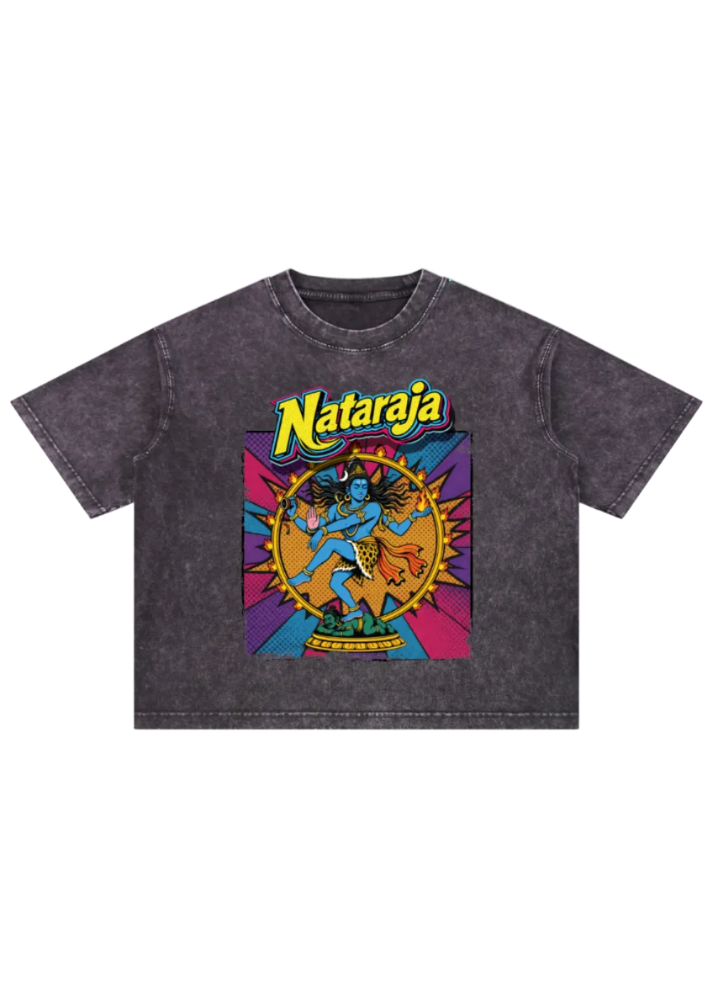 Nataraja Pop Art Yoga Boxy Tee