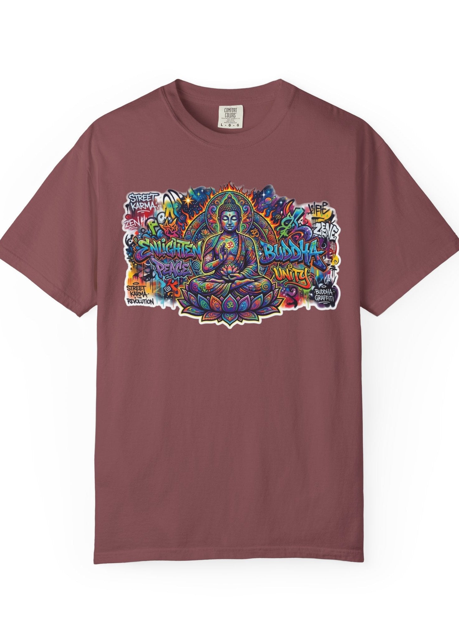 Graffiti Buddha Street Art T-Shirt