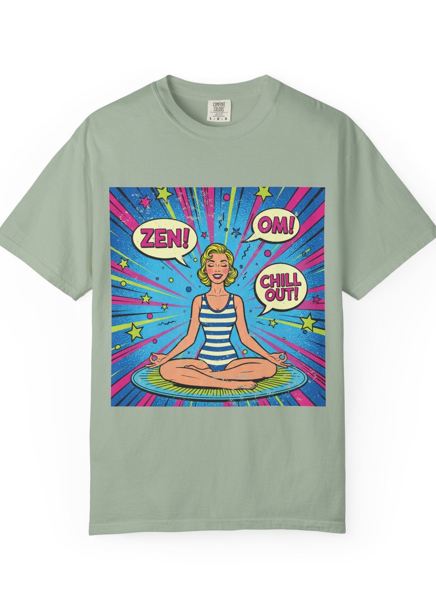 Vintage Zen Pop Art T-Shirt