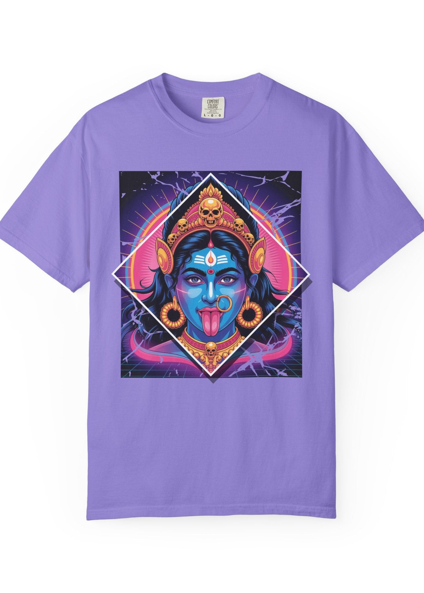 80s Neon Maa Kali Graphic Tee