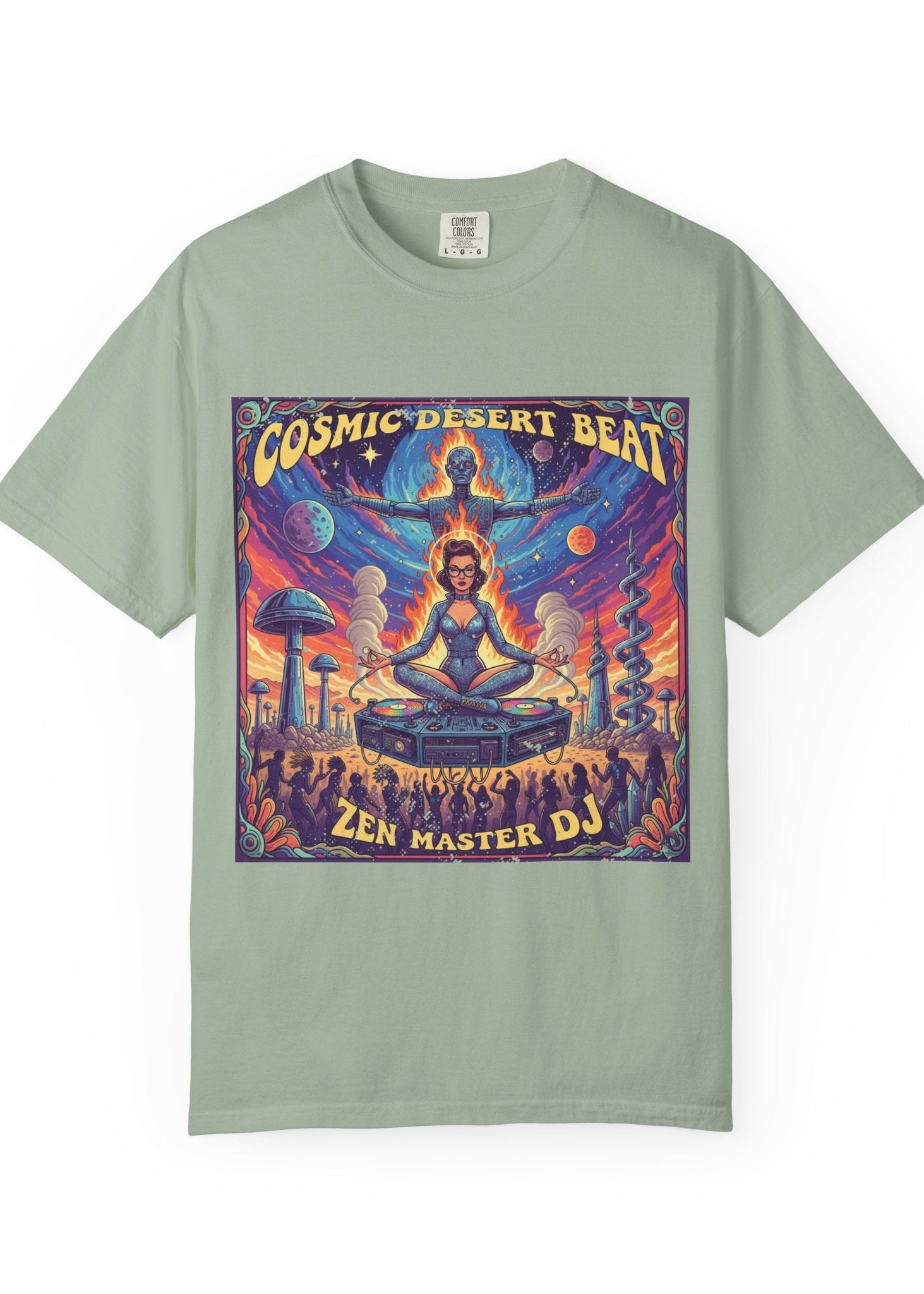 Pinup DJ Desert Rave T-Shirt