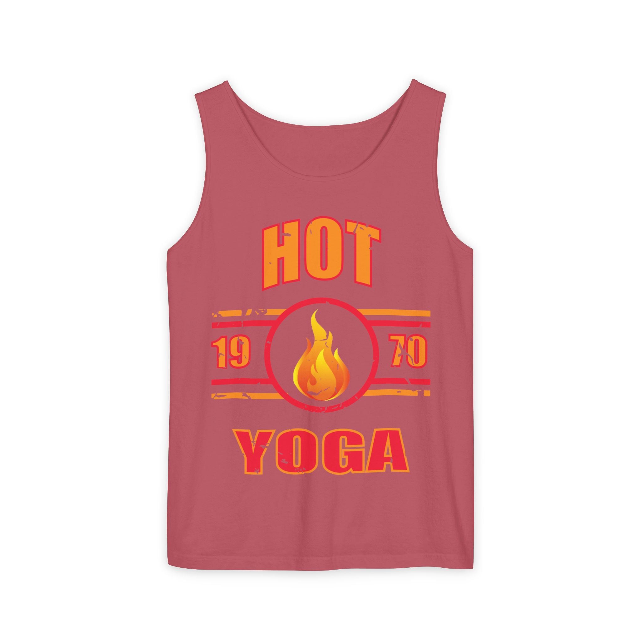 Vintage Hot Yoga Muscle Tank – Retro 1970 Style Fitness Top