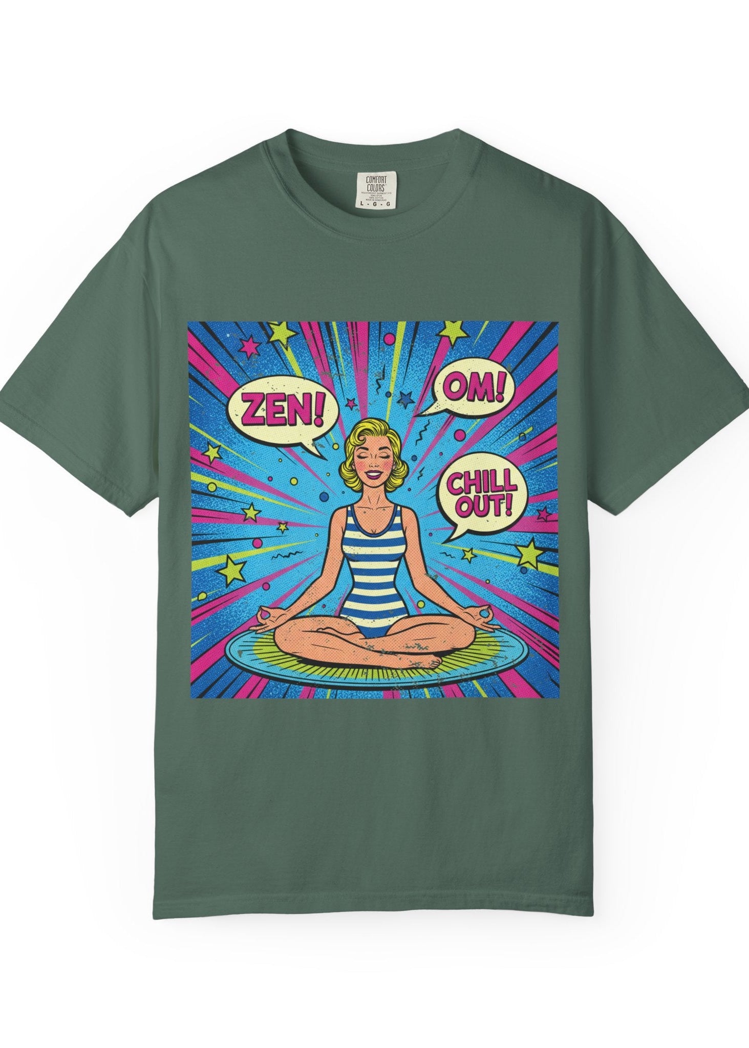 Vintage Zen Pop Art T-Shirt
