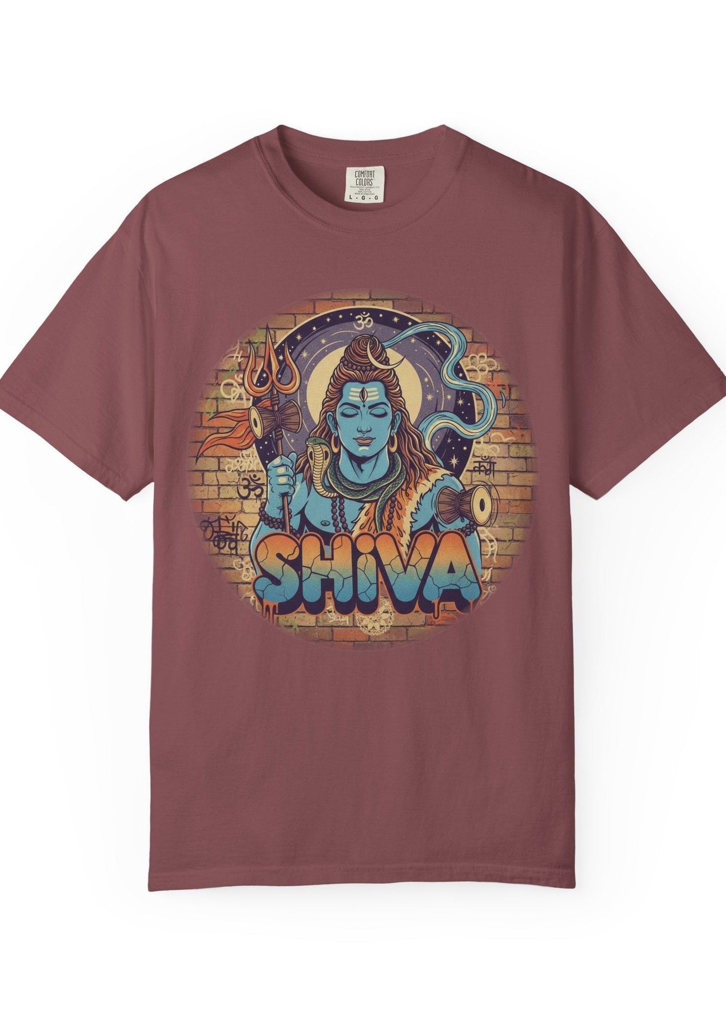 Lord Shiva Graffiti Streetwear Tee