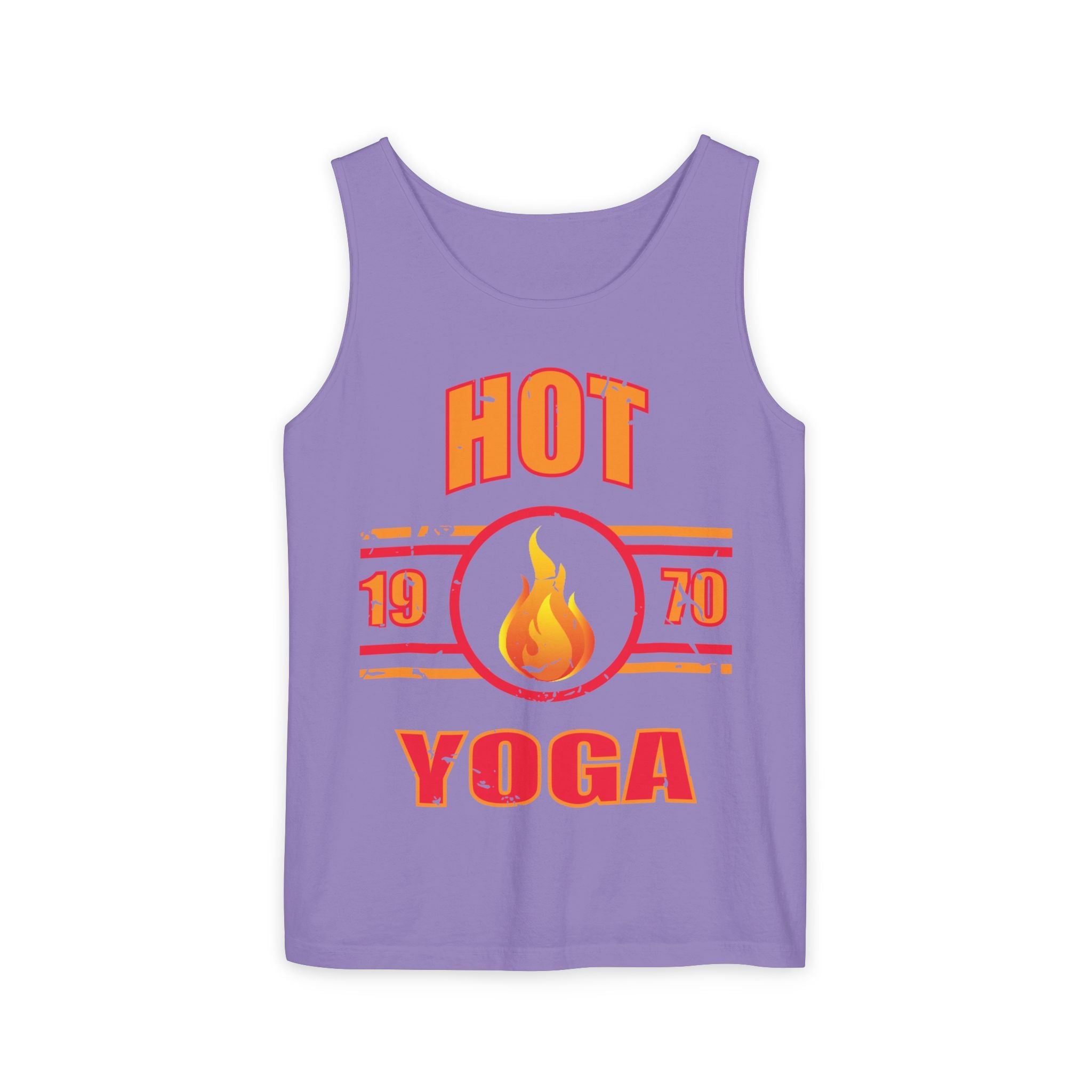 Vintage Hot Yoga Muscle Tank – Retro 1970 Style Fitness Top