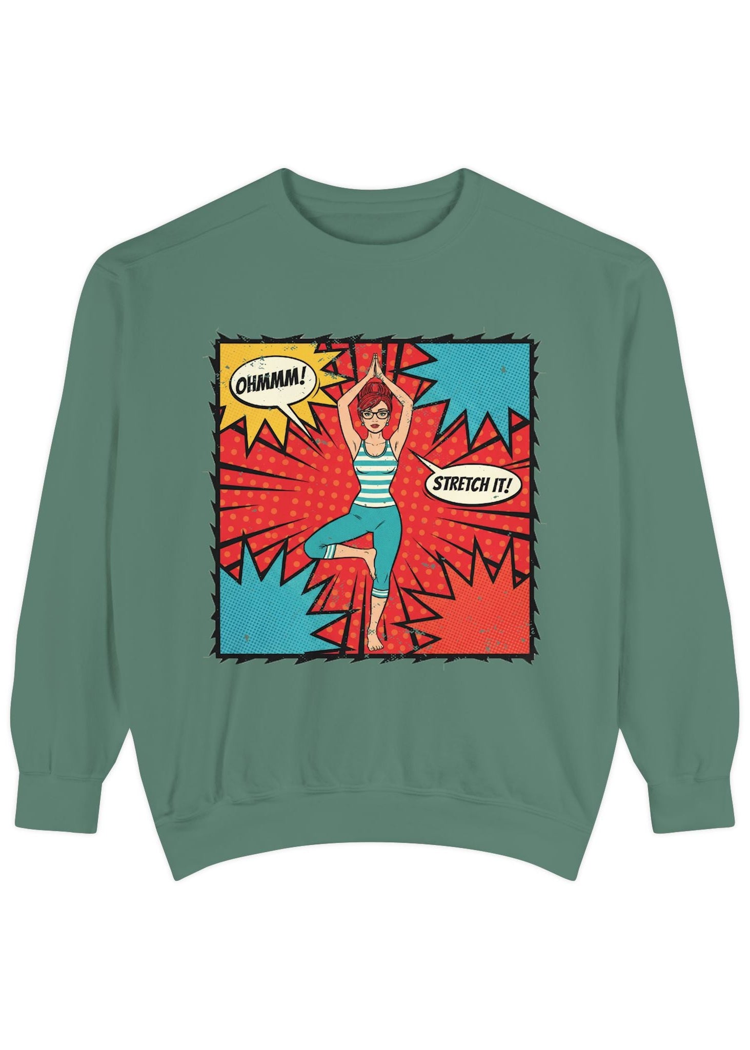 Retro Comic Yoga Sweatshirt