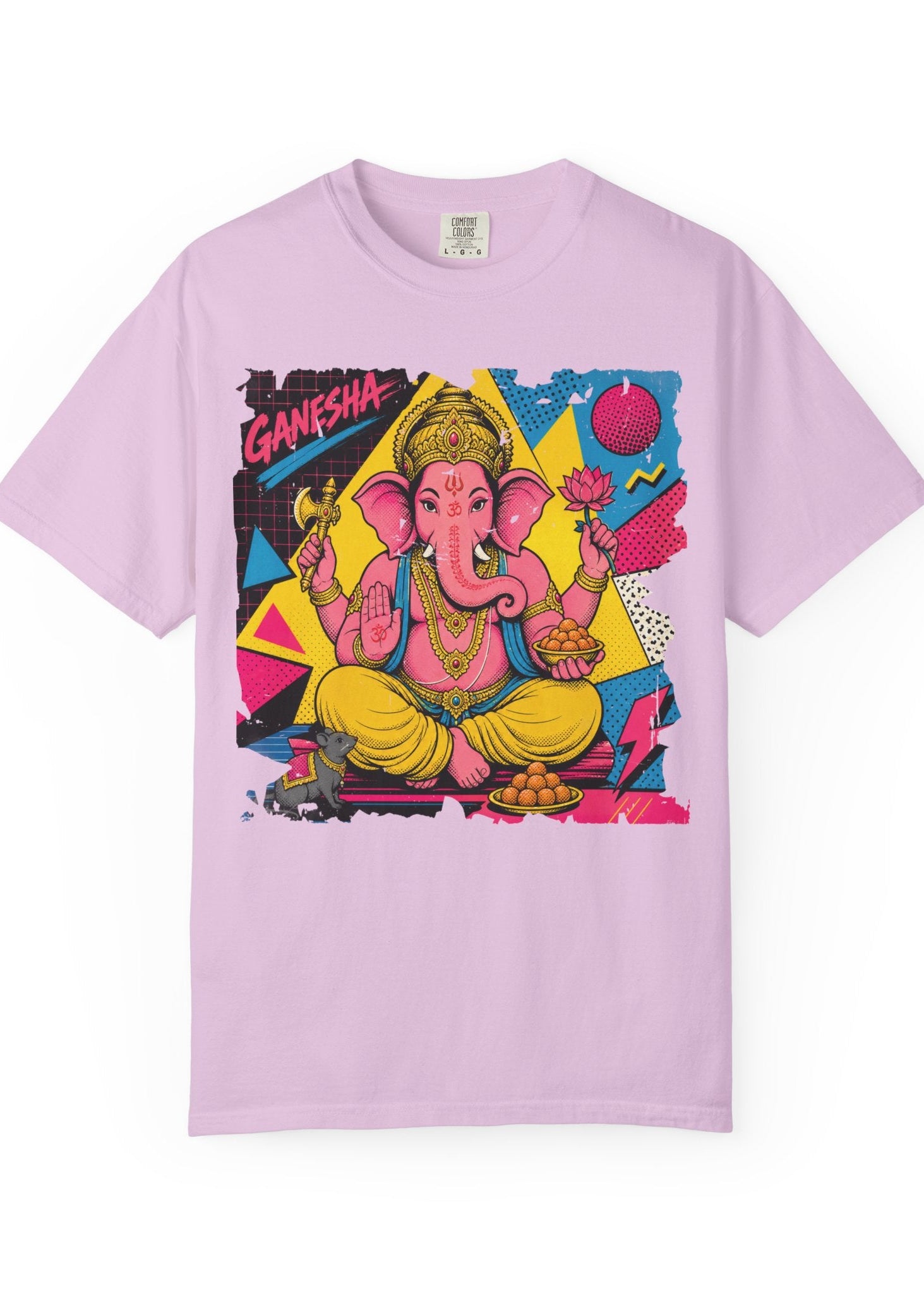 80s Pop Art Lord Ganesha Graphic T-Shirt