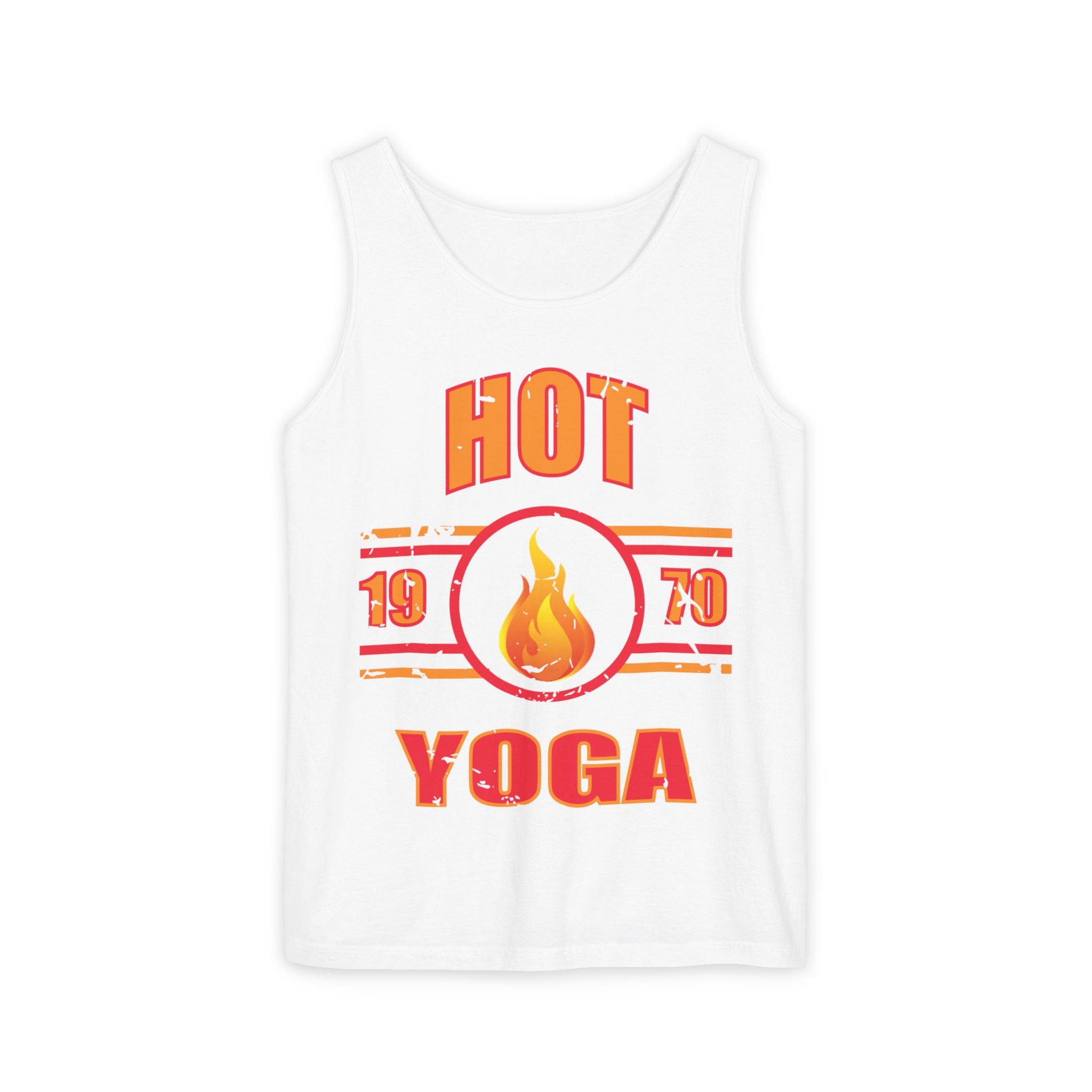 Vintage Hot Yoga Muscle Tank – Retro 1970 Style Fitness Top