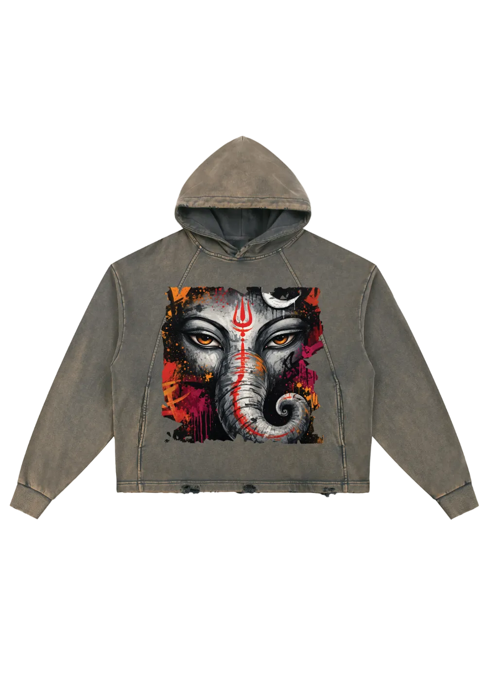 Om Gam Ganapataye Vintage Hoodie