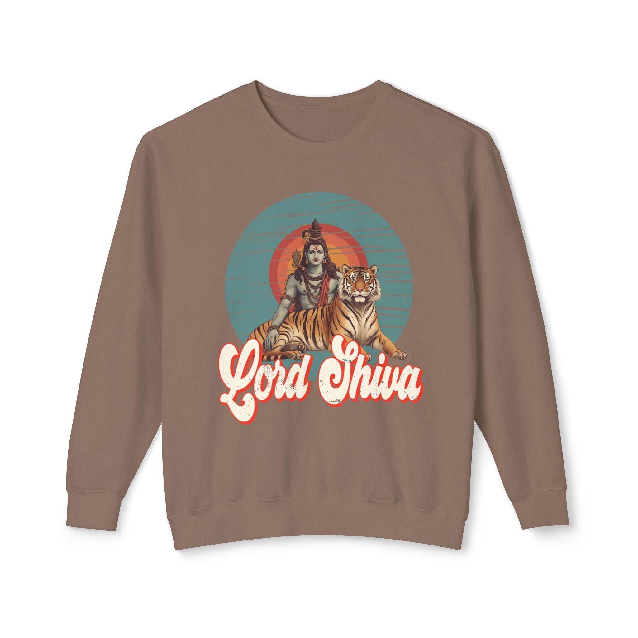 Lord Shiva Sweatshirt – Retro Hindu Spiritual Art Crewneck