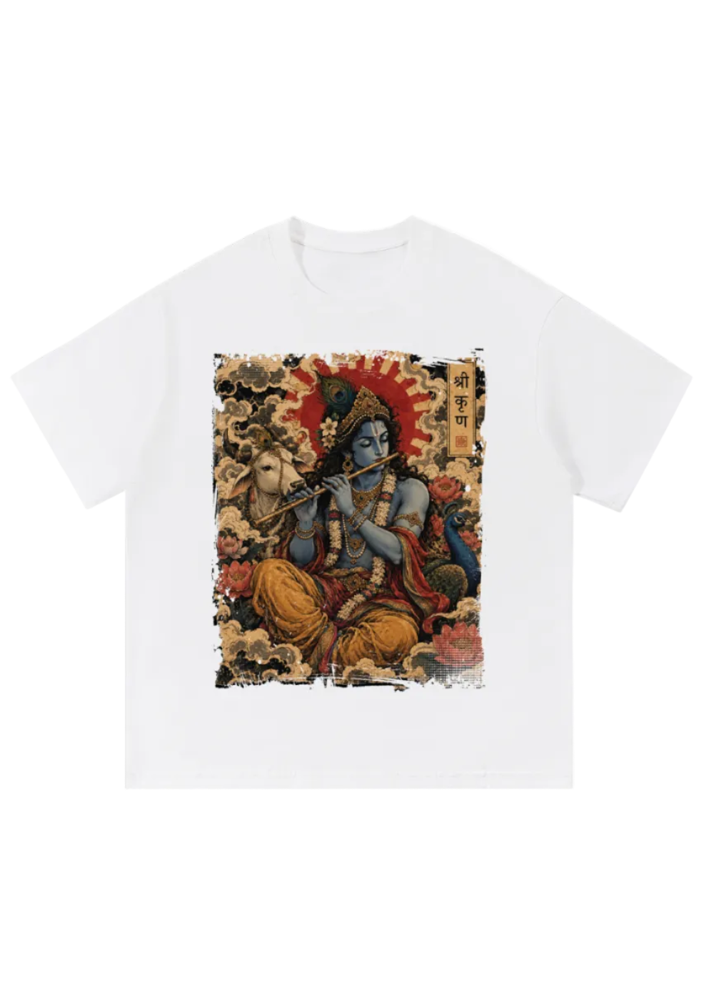 Lord Krishna Tattoo T-Shirt