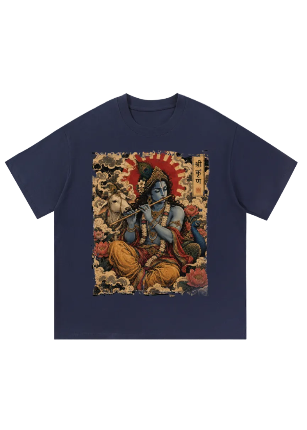 Lord Krishna Tattoo T-Shirt