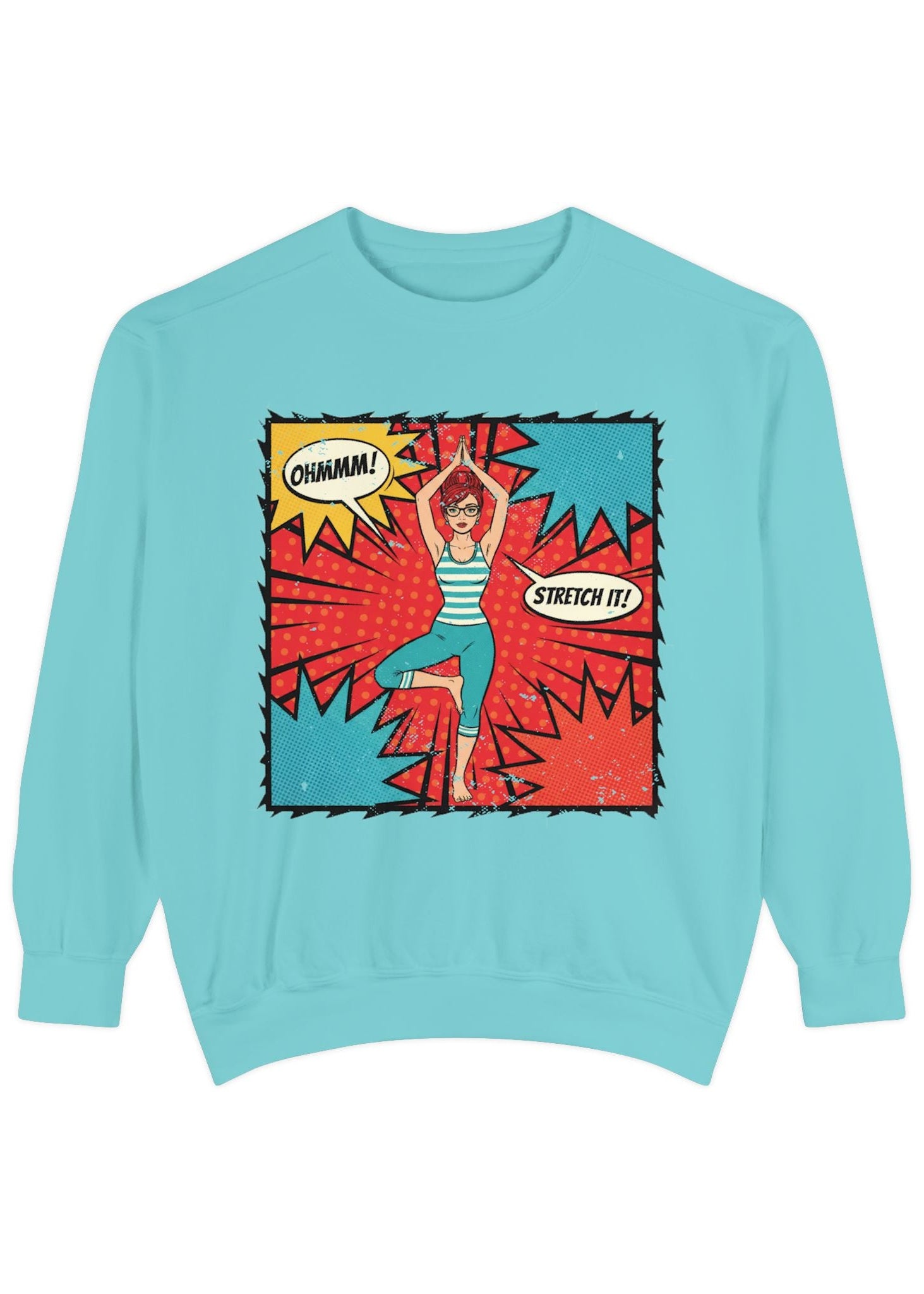 Retro Comic Yoga Sweatshirt