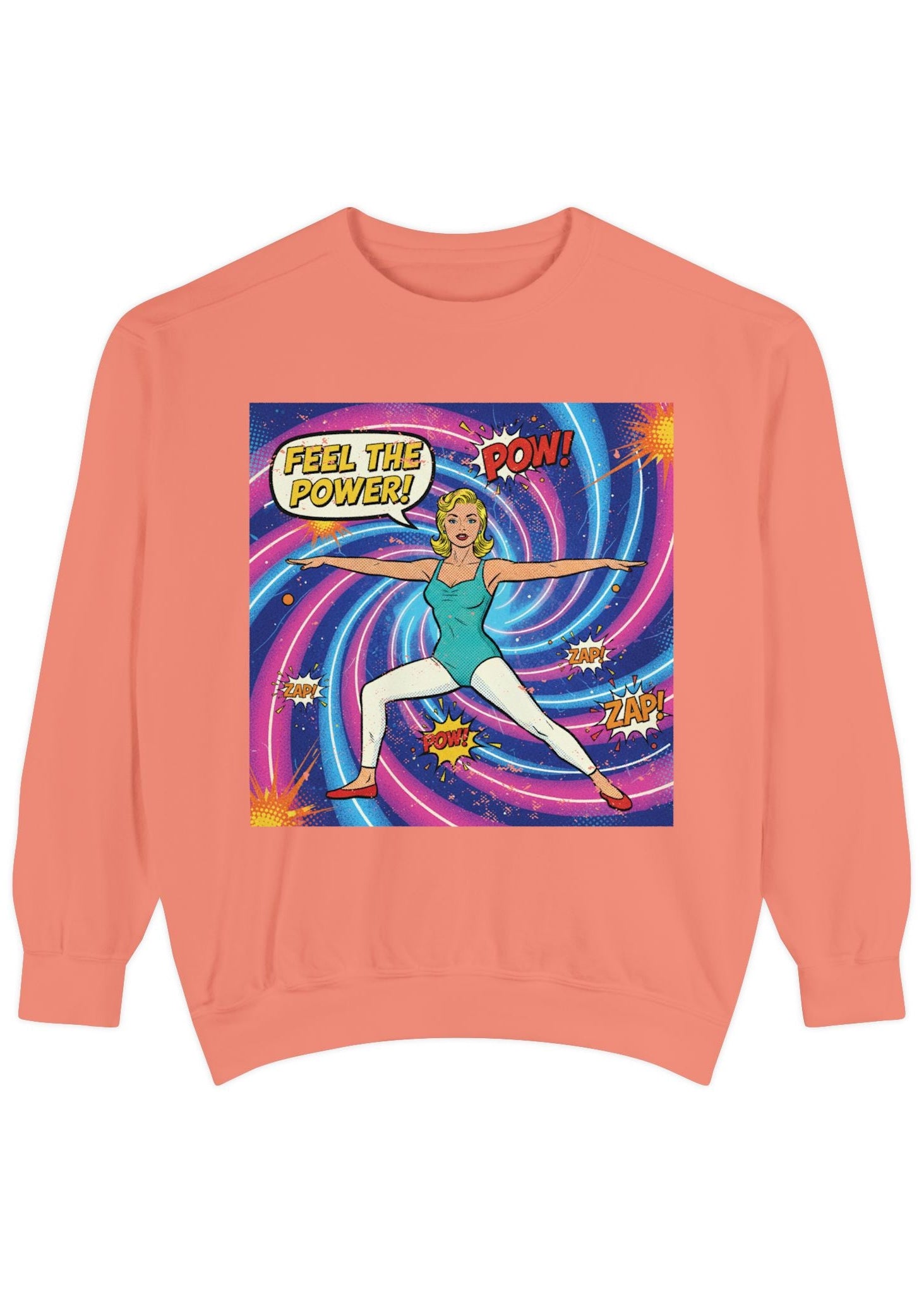 Retro Comic Yoga Sweatshirt