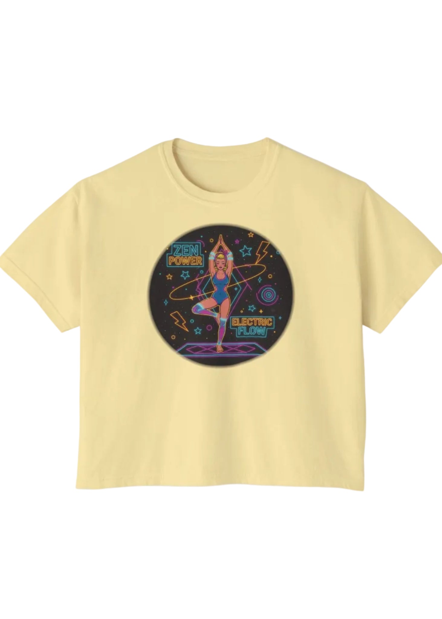 Electric Flow Yoga Tee