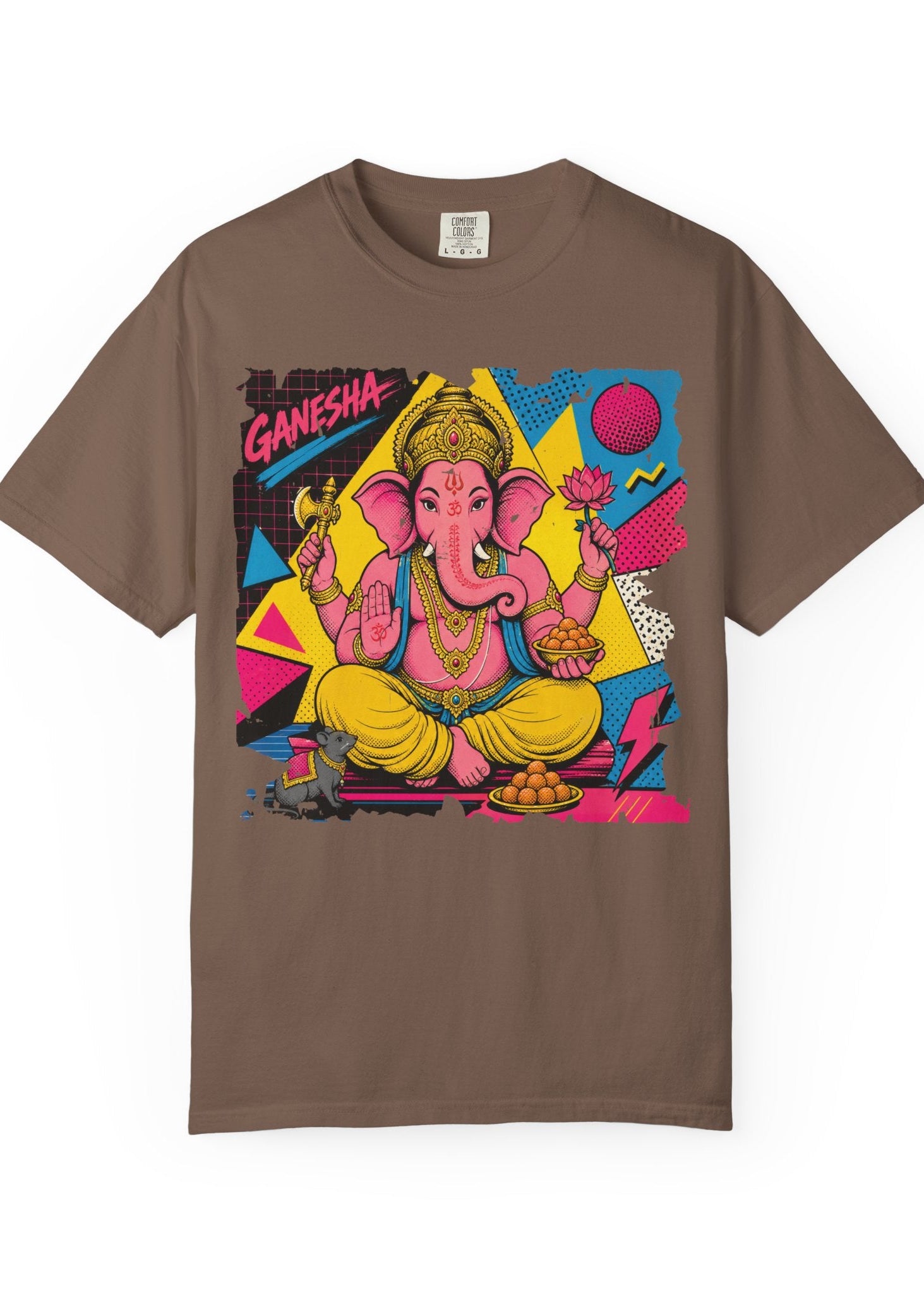 80s Pop Art Lord Ganesha Graphic T-Shirt