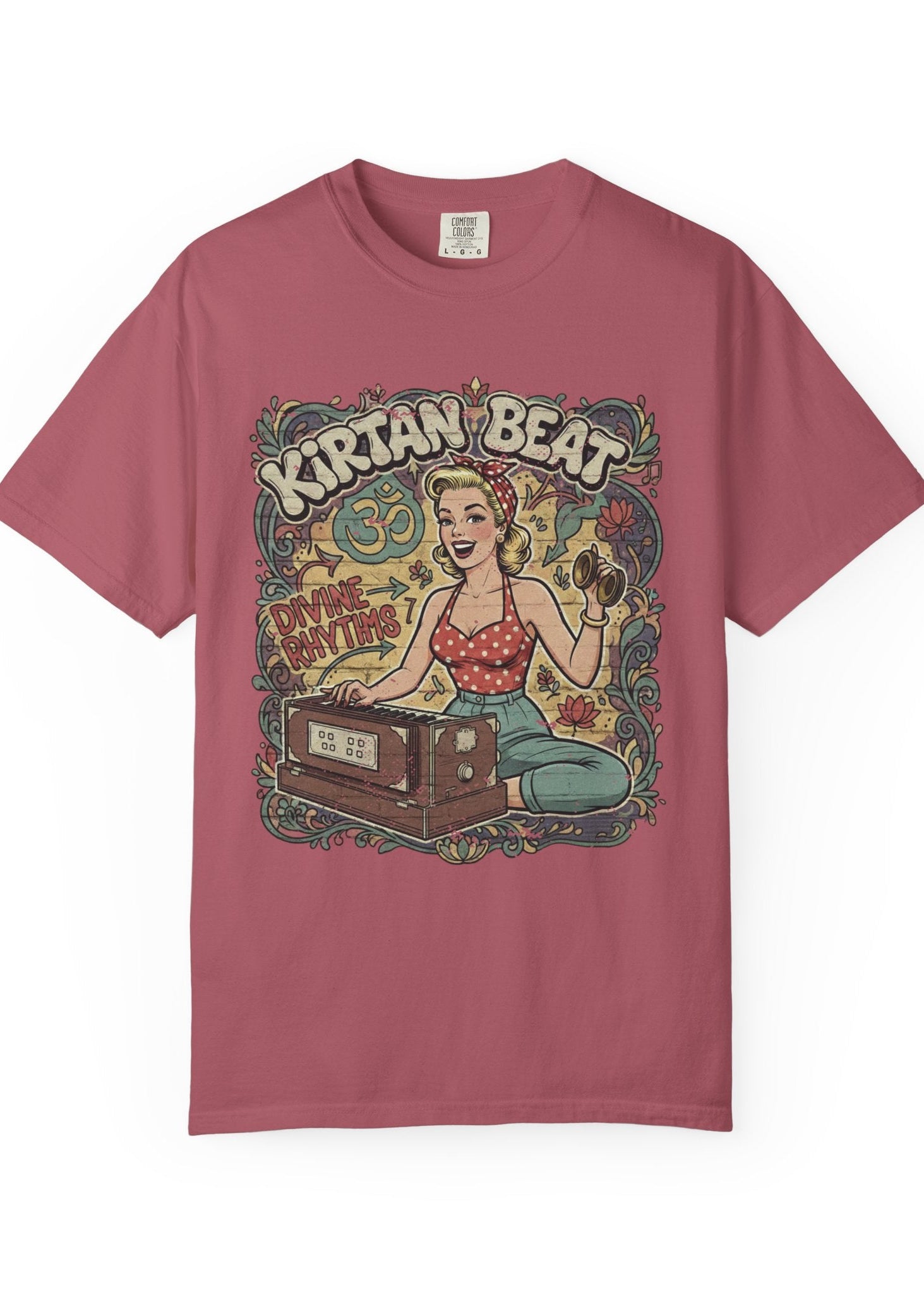 Kirtan Beat Retro Yoga T-Shirt